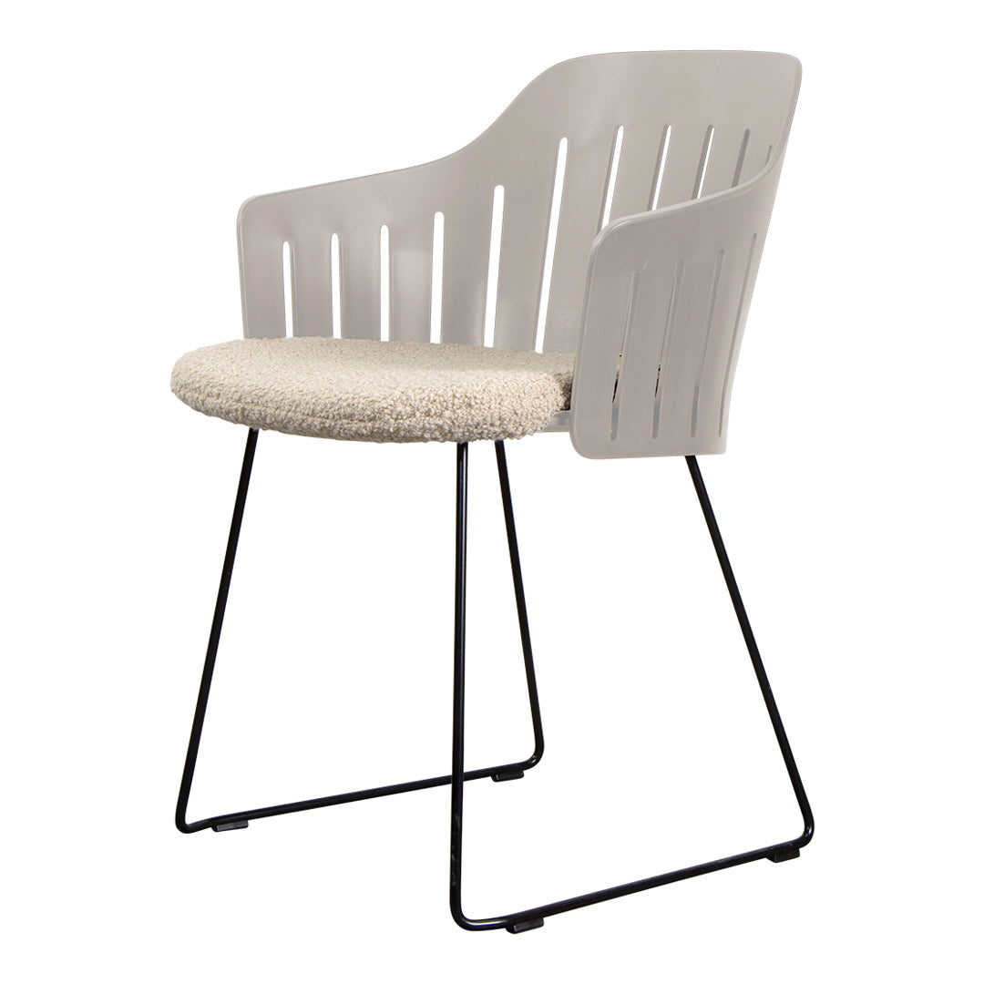 Choice Chair Sled Base with Seat Cushion - Comfortable Home Office & Gaming Chair for Work, Study, and Relaxation