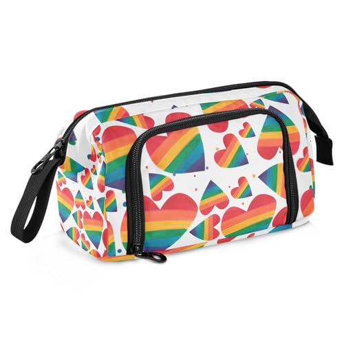 Rainbow Heart Pattern