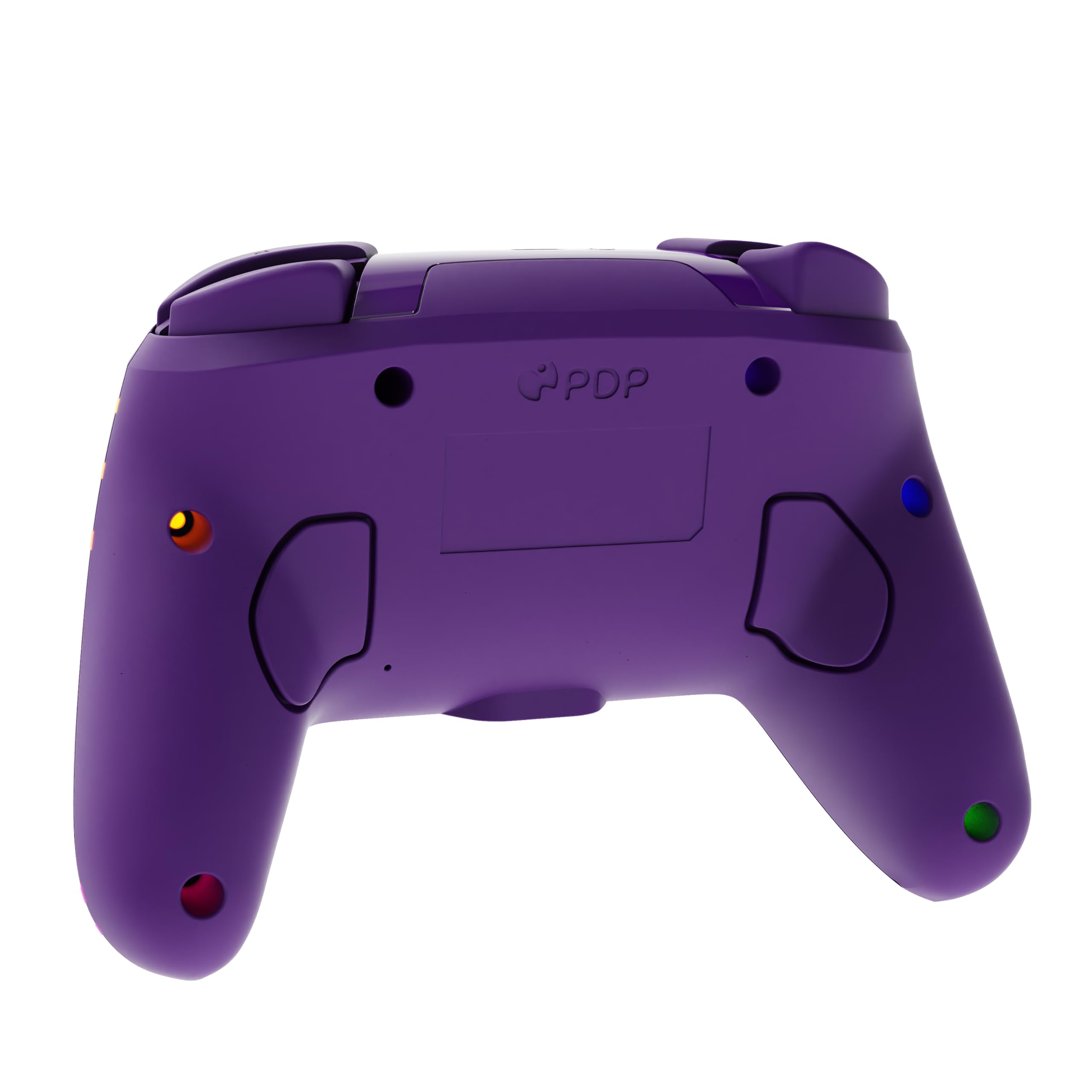 Afterglow Wave Wireless Pro Controller for Nintendo Switch & OLED Model - Customizable LED Lighting, Ergonomic Design, Purple - Perfect for Gaming, Streaming & Multiplayer Sessions