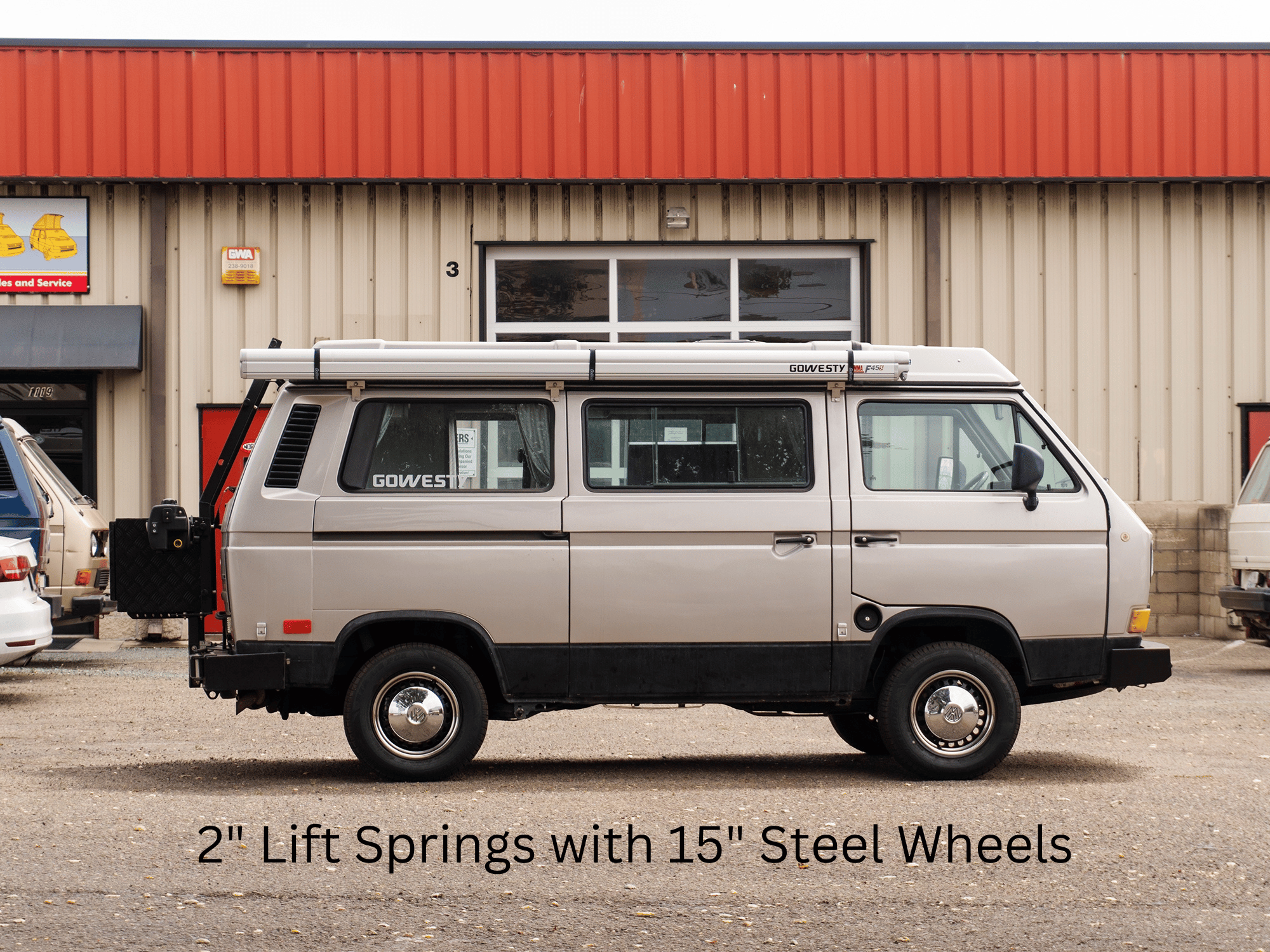 GoWesty Coil Spring Bundle for 2WD VW Vanagon - Heavy Duty Suspension Upgrade for Off-Road & Camping Adventures