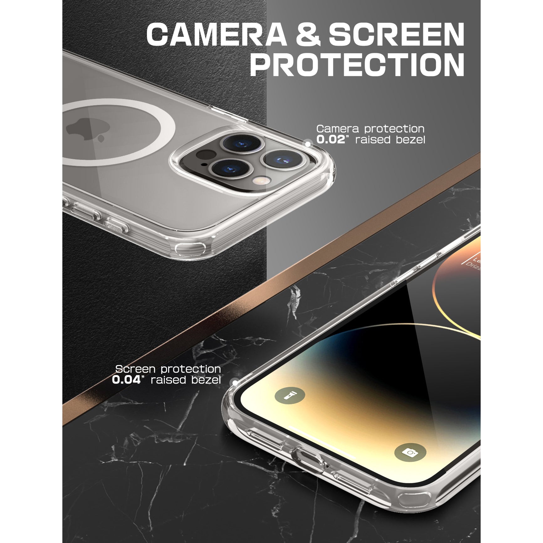 iPhone 15 Pro Max 6.7 Inch Unicorn Beetle MAG Slim Clear MagSafe Case - Ultra Thin Protective Cover with Military-Grade Drop Protection | Perfect for Everyday Use, Travel & Outdoor Activities