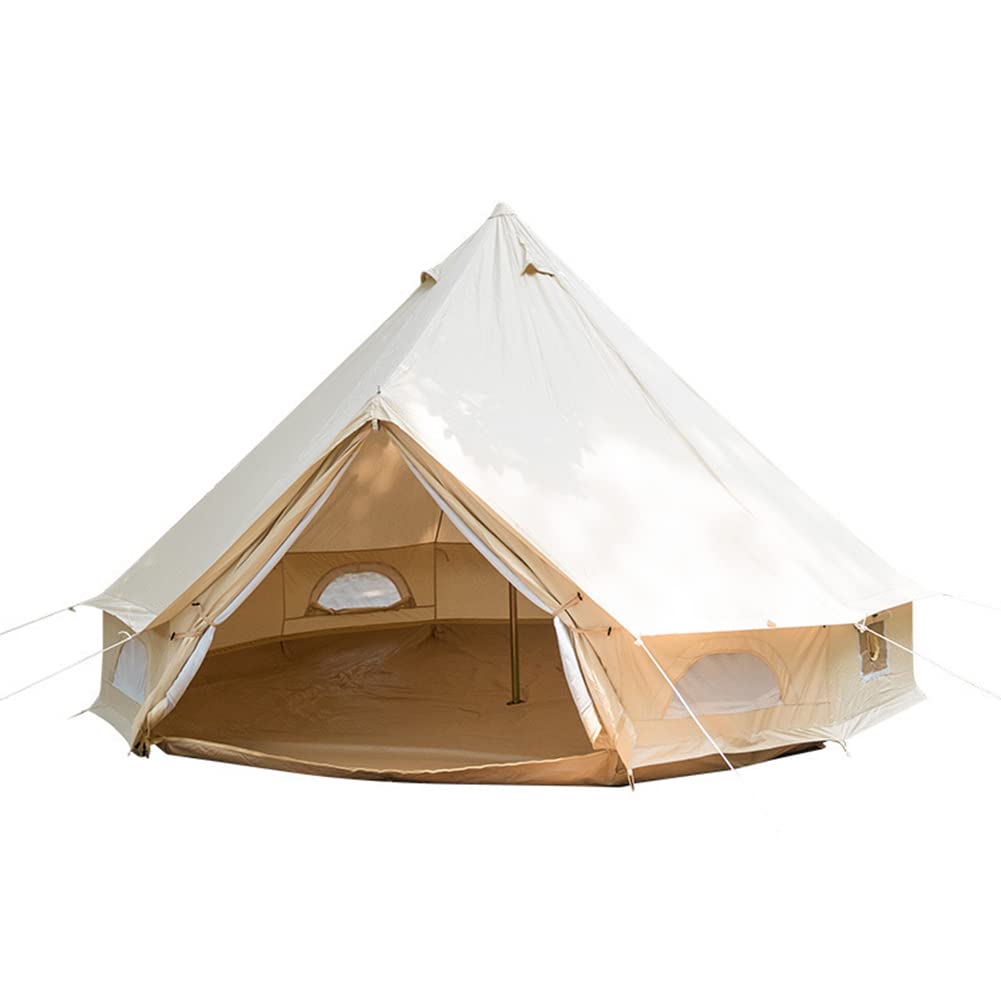 Premium 4-Season Family Camping Bell Tent - Luxury Outdoor Glamping Yurt for Camping, Hiking & Christmas Celebrations | Perfect for Backyard Campouts, Festivals & Holiday Gatherings