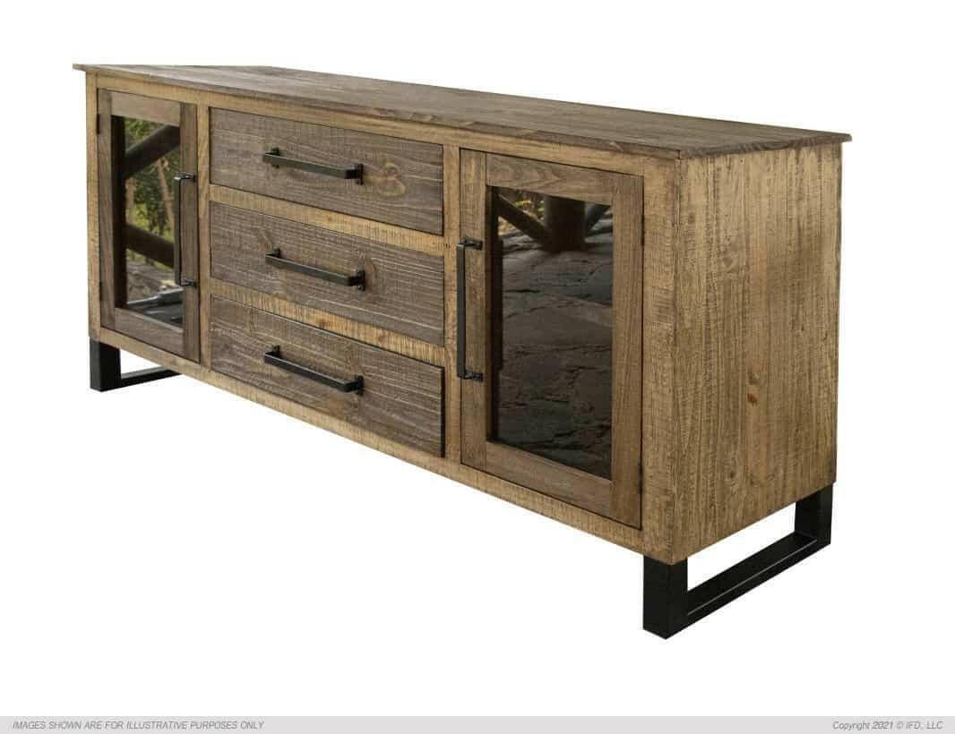 Olivo Buffet IFD5411BFF - Modern Wooden Sideboard Cabinet with Storage for Dining Room, Living Room & Entryway - Perfect for Organizing Dishes, Linens & Home Decor