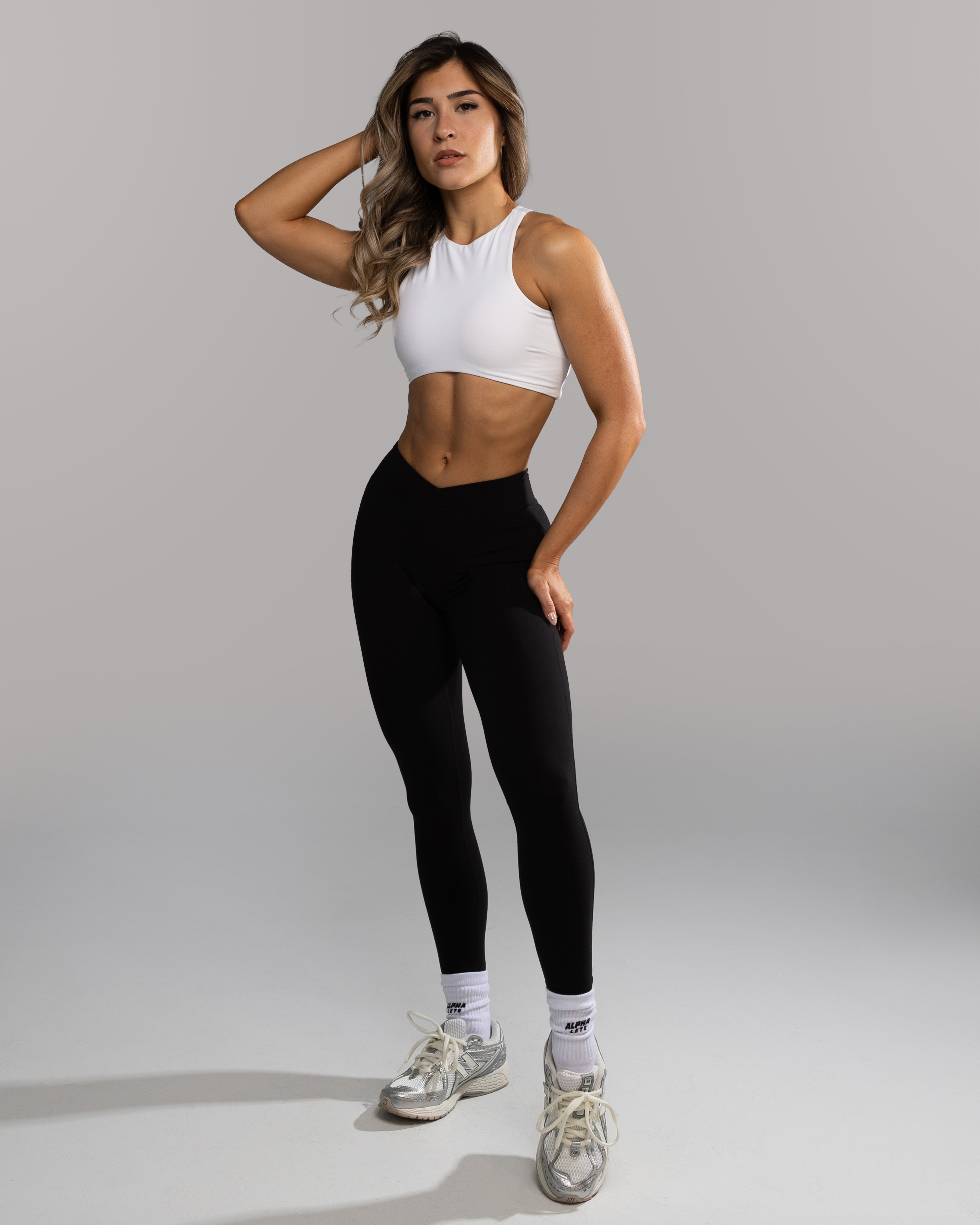 Interval Bra - Comfortable Wireless White Sports Bra for Women | Perfect for Yoga, Running & Gym Workouts