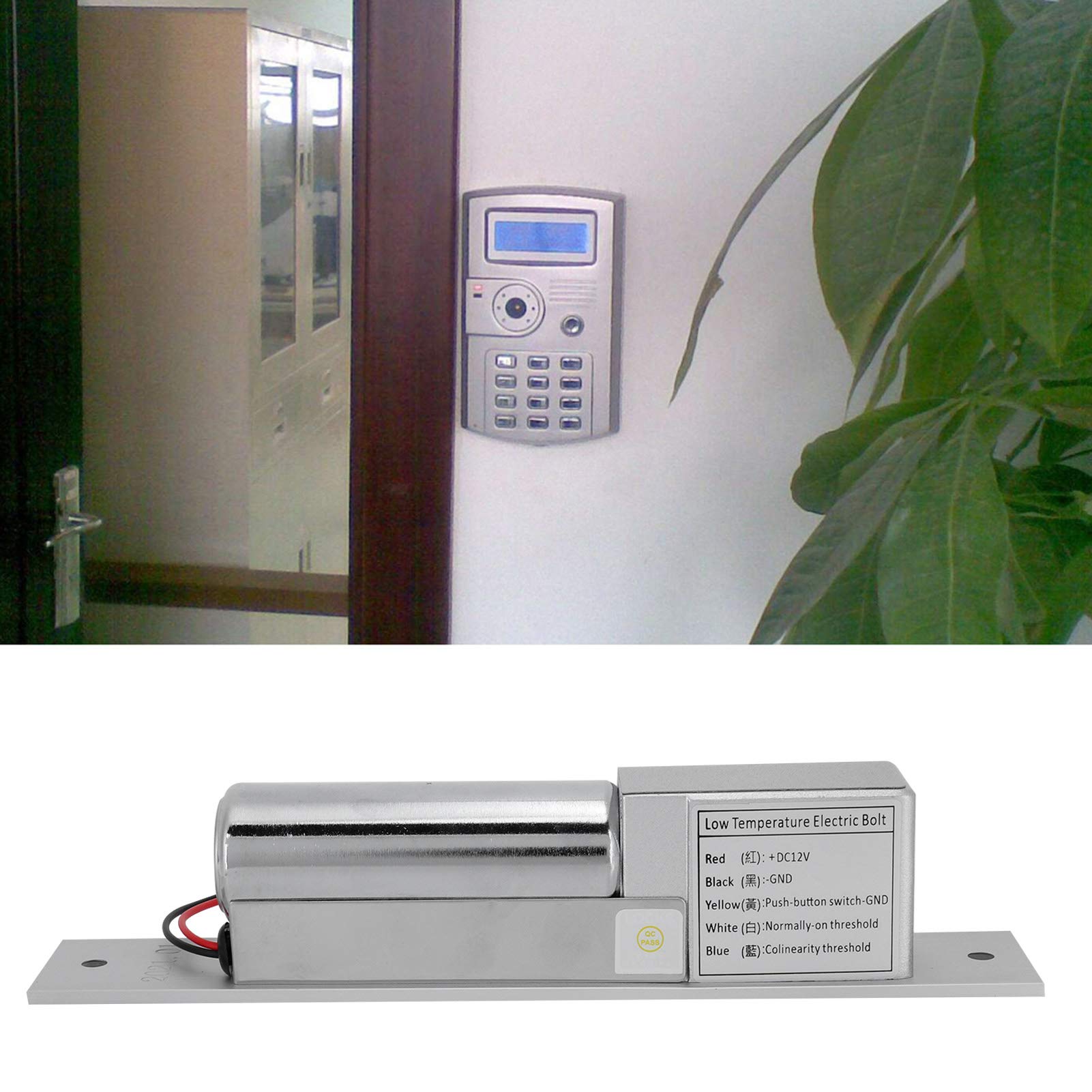 Fail-Safe Electric Bolt Lock - Secure Door Access Control for Home & Office | Ideal for Commercial Buildings, Apartments & Security Gates