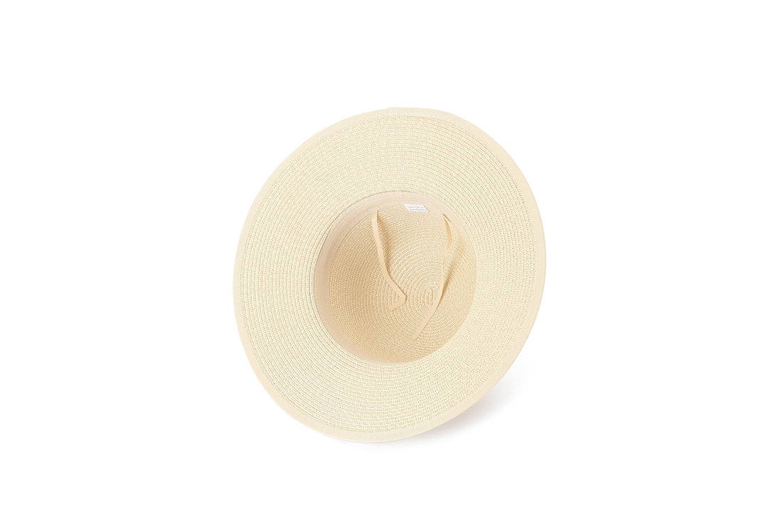 Stylish Beige Marigold Hat for Women - Summer Sun Hat with Wide Brim for Outdoor, Beach, and Travel