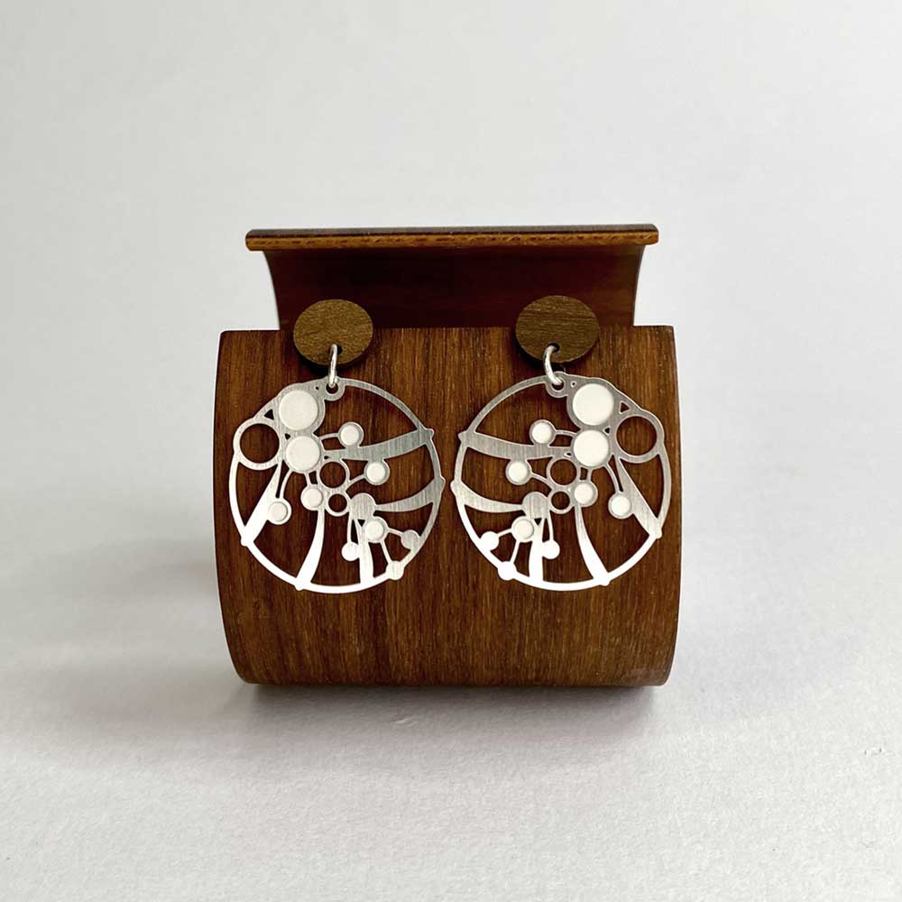Go Do Good Stud Earrings - Minimalist Gold Plated Wattle Flower Earrings for Women | Perfect for Everyday Wear, Gift Giving & Special Occasions