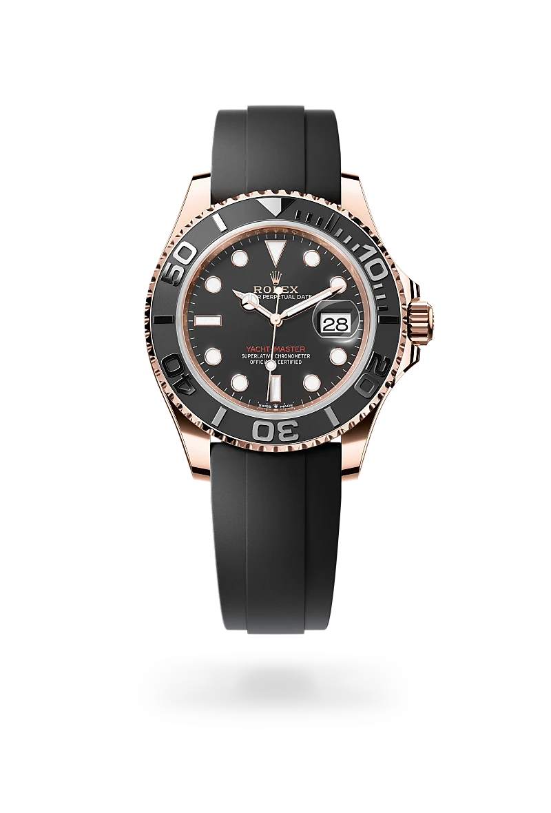 Rolex Yacht Master 40mm 18k Everose Gold Men's Watch M126655-0002 | Luxury Diving & Sailing Timepiece for Professionals | Richter & Phillips Jewelers