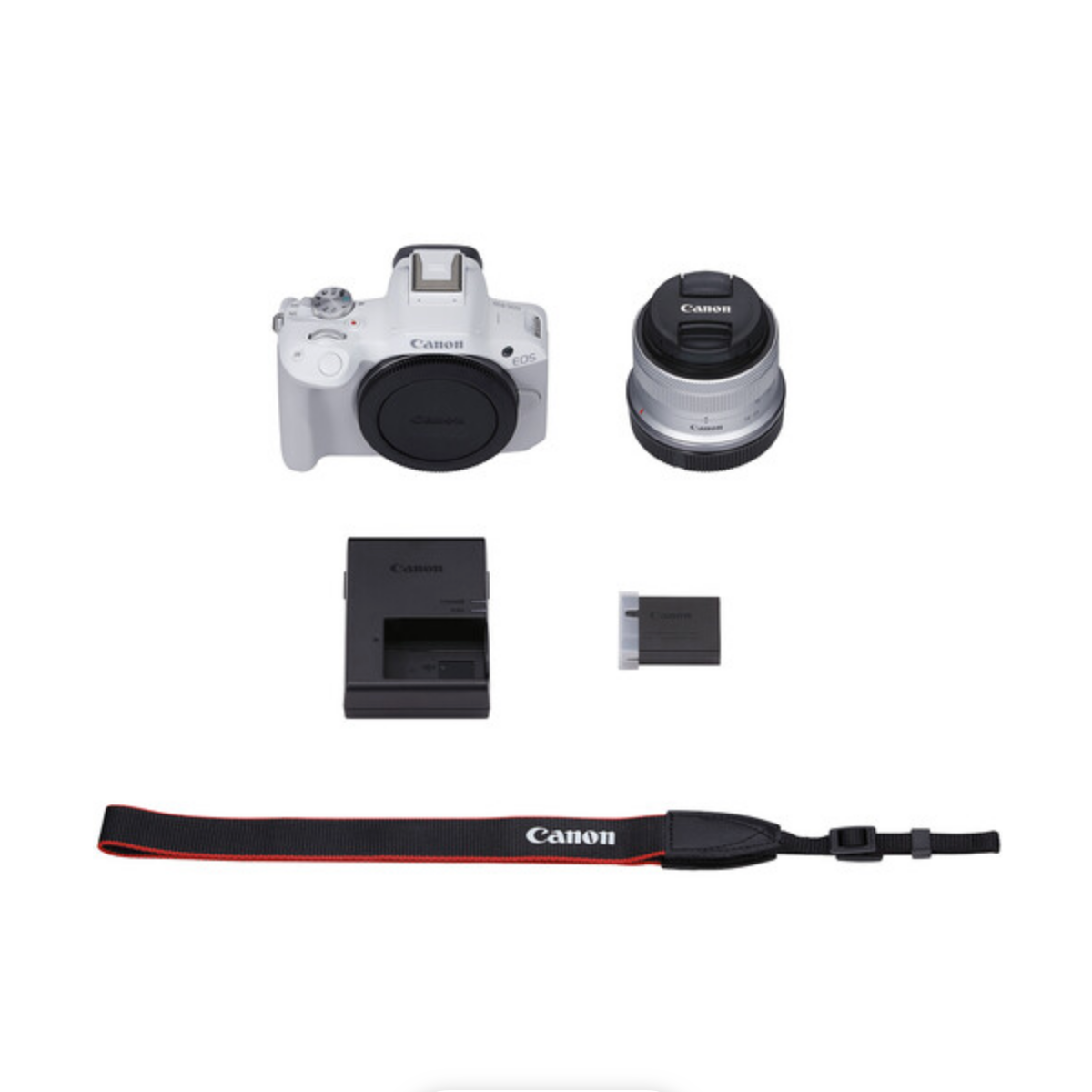 Canon EOS R50 Mirrorless Camera with RF-S 18-45mm f/4.5-6.3 IS STM Lens (White) - Perfect for Vlogging, Travel Photography & Content Creation