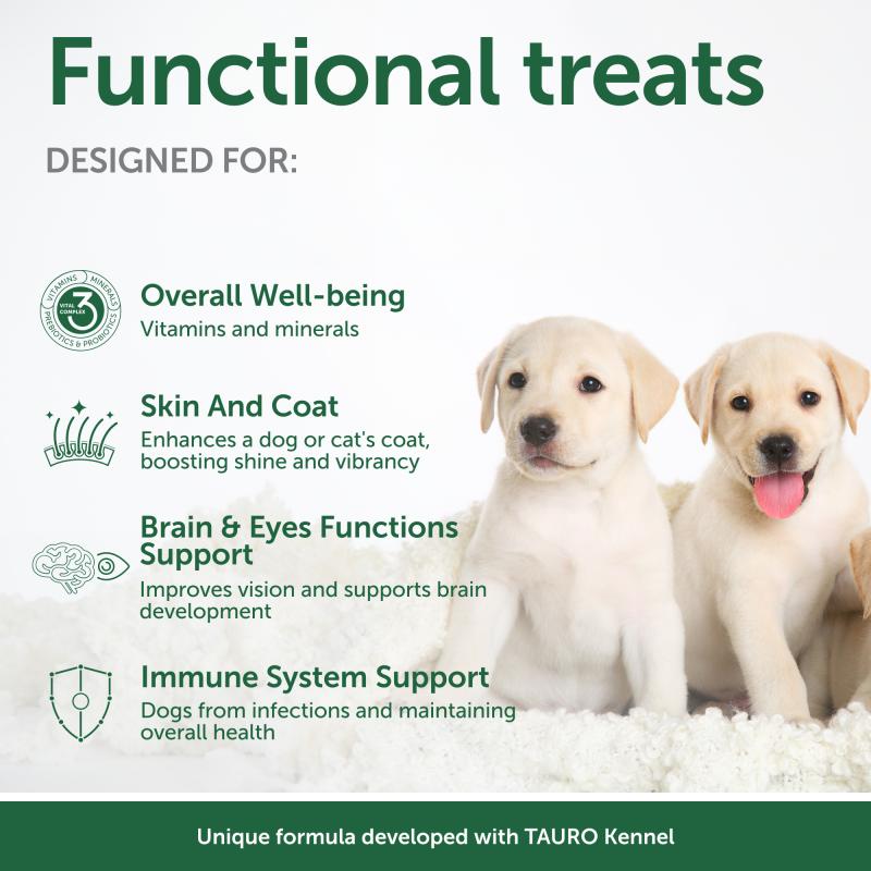 Premium Salmon Dog Treats for Puppies - Supports Digestion & Boosts Immunity - Perfect for Training & Healthy Rewards