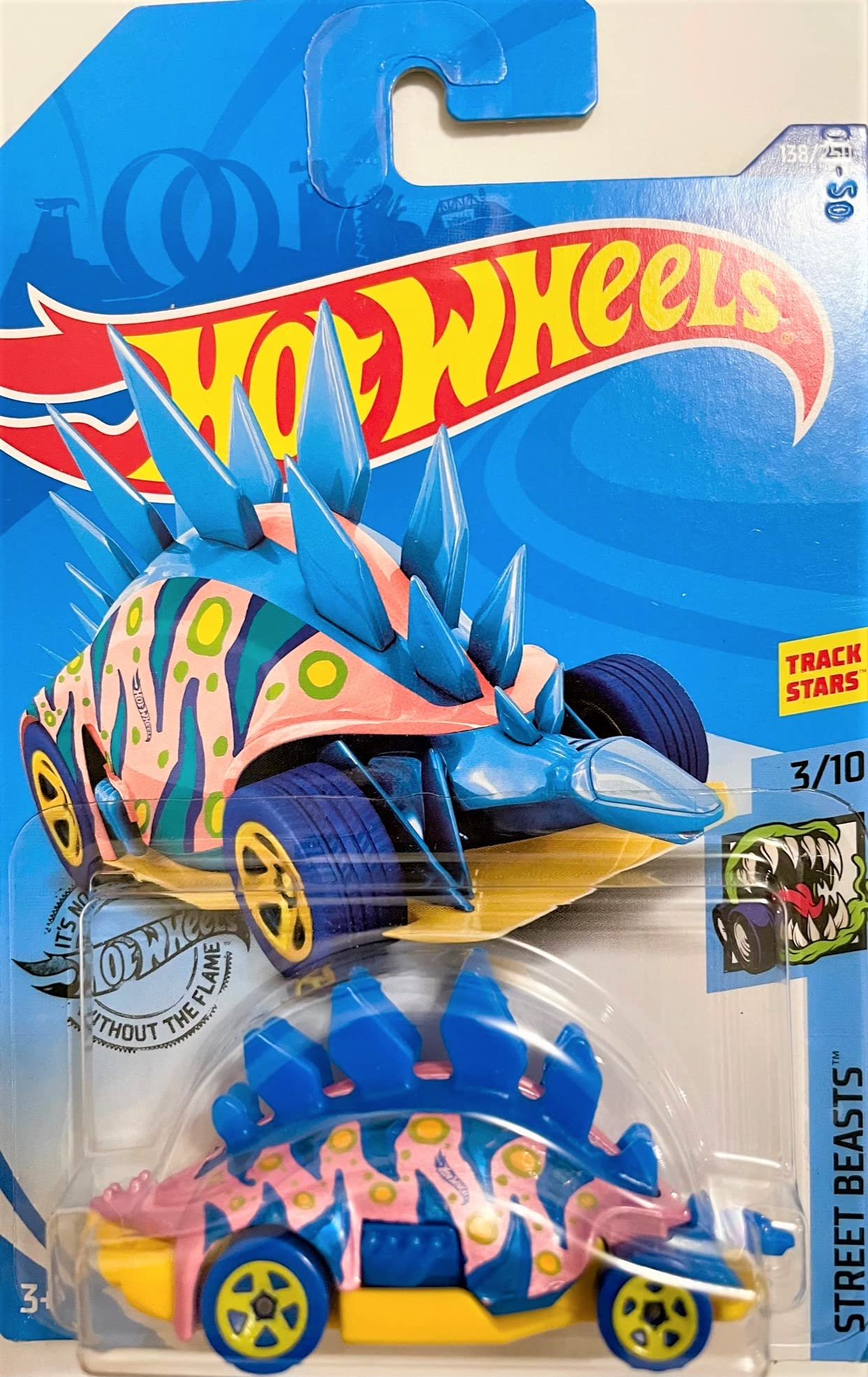 Hot Wheels 2020 Street Beasts Motosaurus Diecast Car 1:64 Scale - Limited Edition 138/250 - Collectible Toy for Kids & Adults - Perfect for Display, Play & Racing Scenes