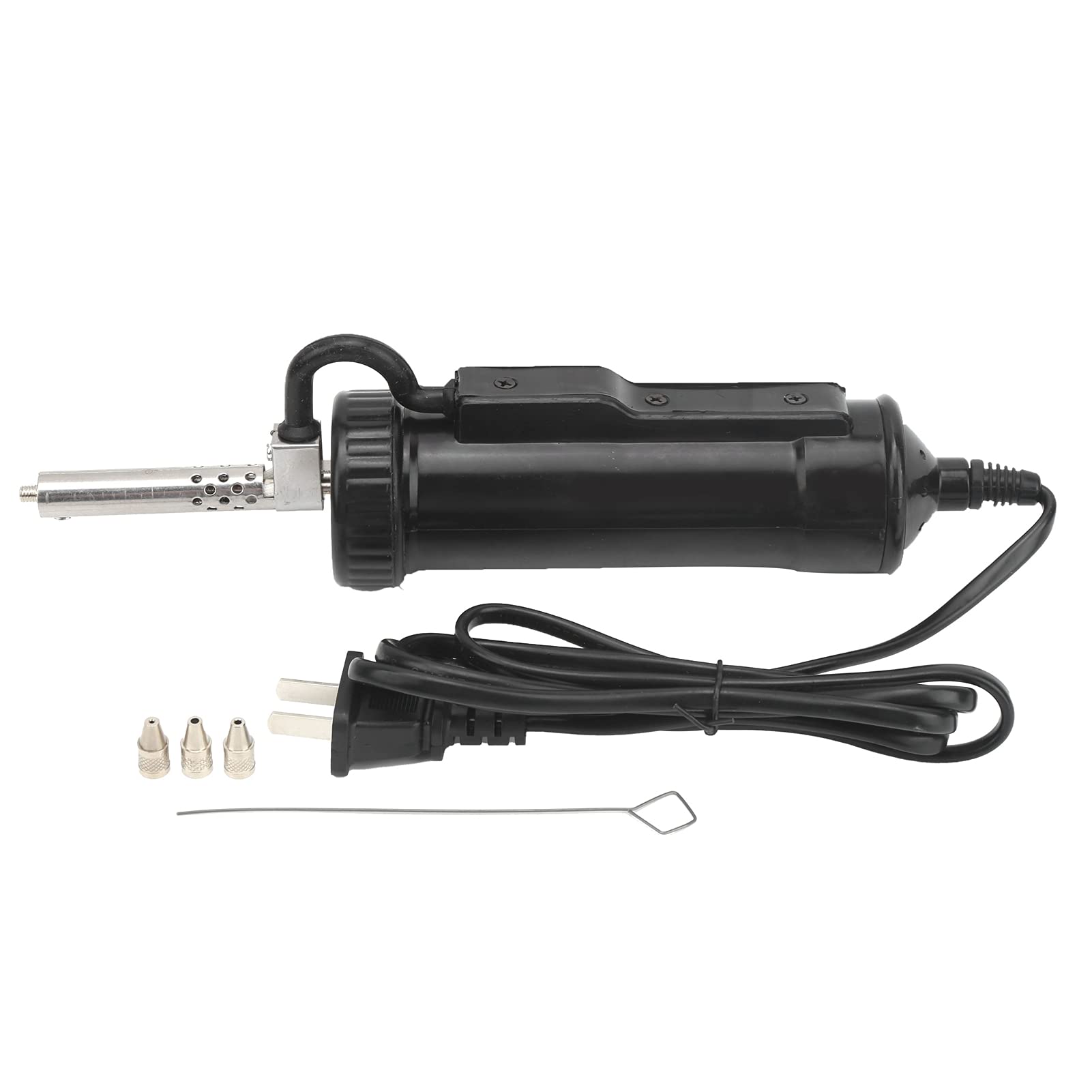 30W Electric Desoldering Pump with US Plug - Automatic Solder Sucker for PCB Repair, Electronics DIY, and Component Removal (110V AC) - Perfect for Hobbyists and Professionals