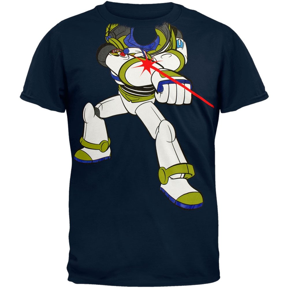 Toy Story Buzz Lightyear Laser T-Shirt - Official Disney Merchandise for Kids & Adults - Perfect for Cosplay, Halloween Costumes & Disney Fans