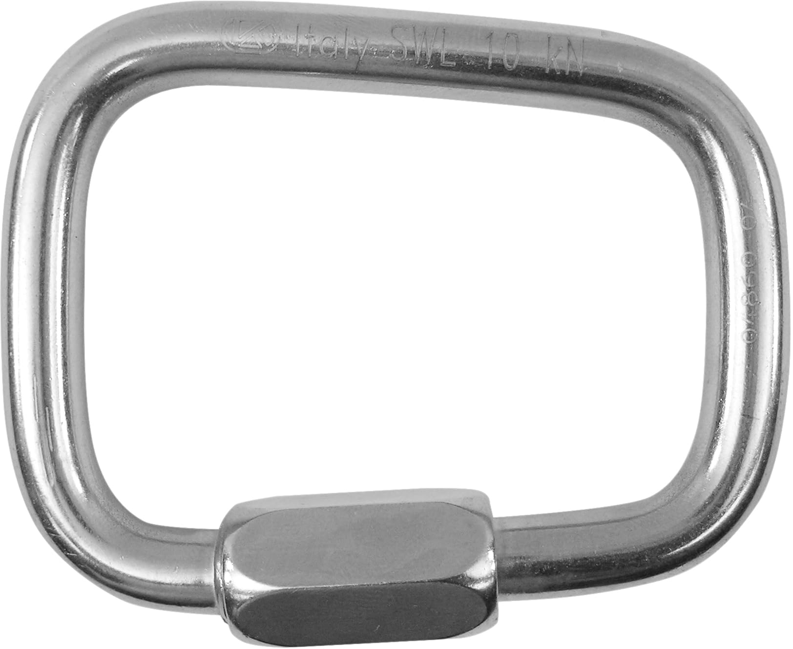 KONG Trapezium Quick Link 82mm - Durable Stainless Steel Climbing Carabiner for Rock Climbing, Hiking & Outdoor Adventures