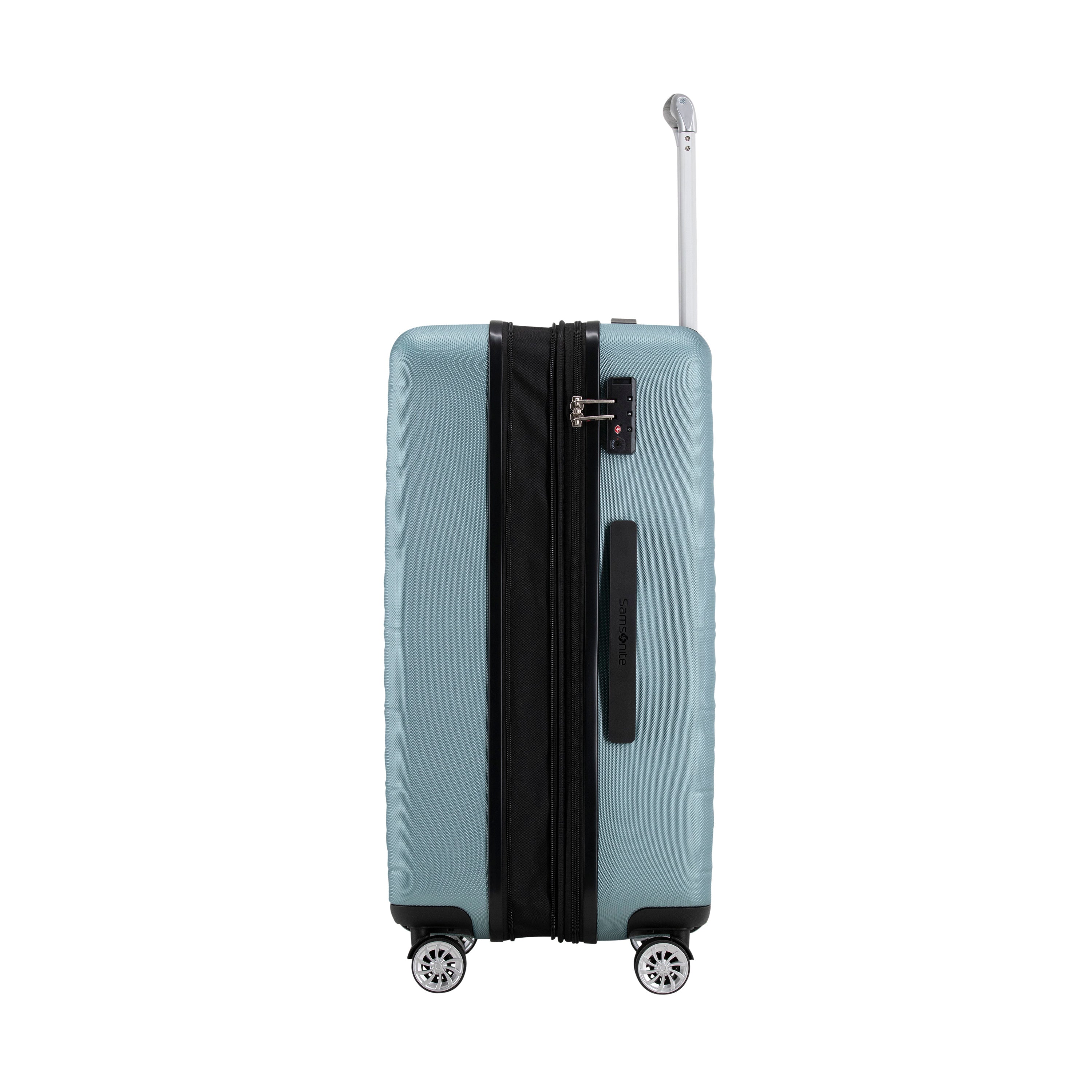 Samsonite Summit Spinner Medium Expandable Carry-On Luggage Suitcase with 4 Wheels - Perfect for Business Travel & Weekend Getaways