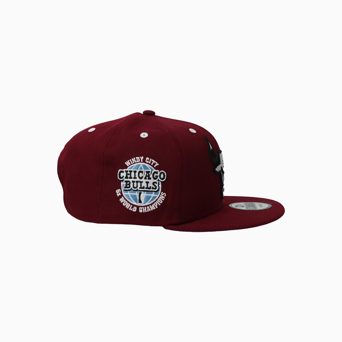 Chicago Bulls 6X World Champions NBA 9Fifty Snapback Hat - Official NBA Licensed Adjustable Cap for Men & Women - Perfect for Basketball Games, Streetwear Fashion & Sports Fans