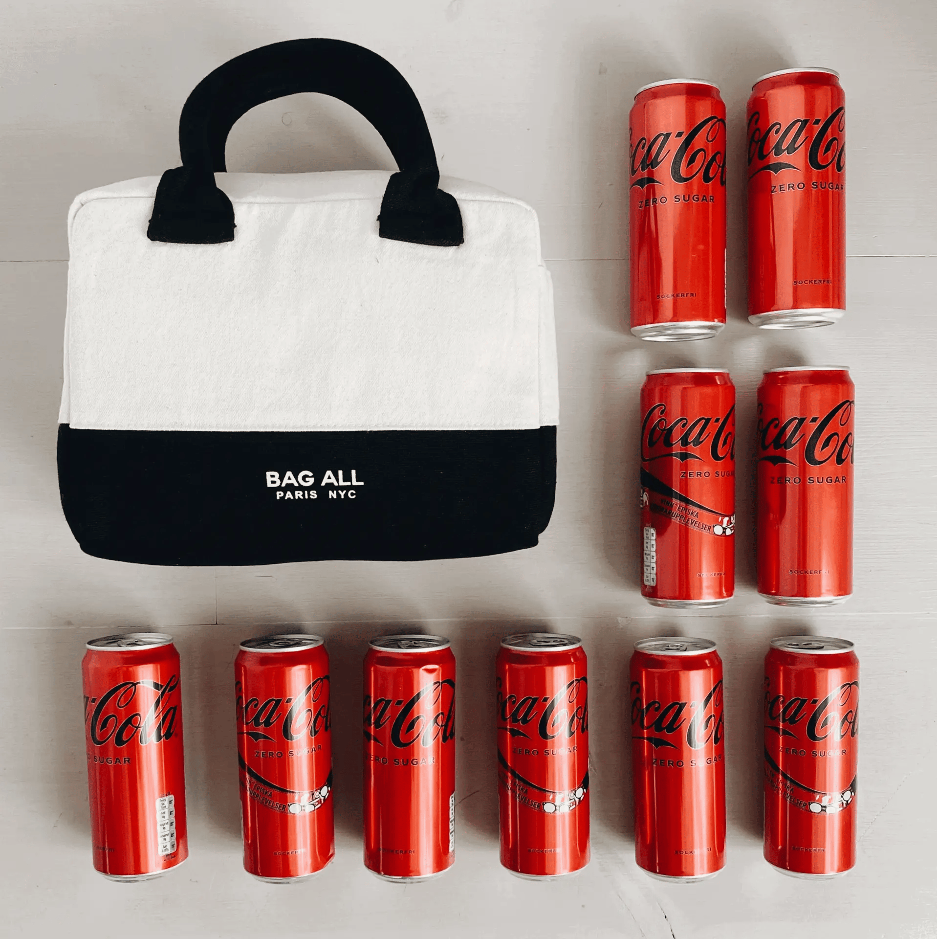 Personalized Monogram Lunch Box - Insulated Thermal Bag for Work, School & Picnics - Cream Color