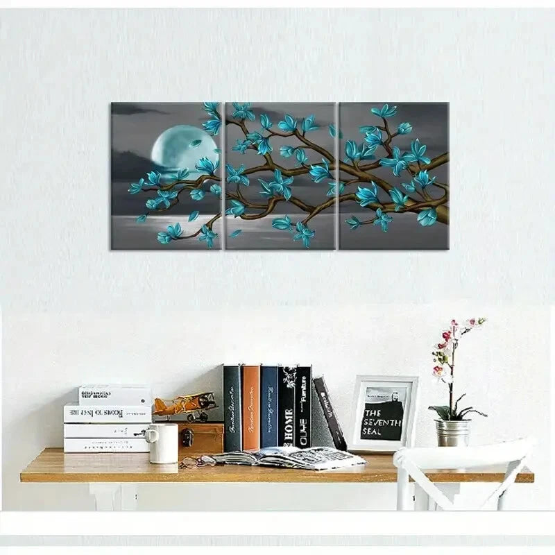 3-Piece Abstract Black and Gold Metal Wall Art - Ready to Hang Modern Home Decor for Living Room, Bedroom & Office