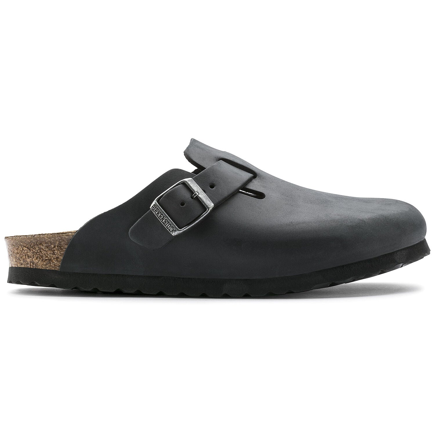 Birkenstock Boston Oiled Leather Clog - Classic Comfort Footbed in Black | Perfect for Home, Office & Casual Wear