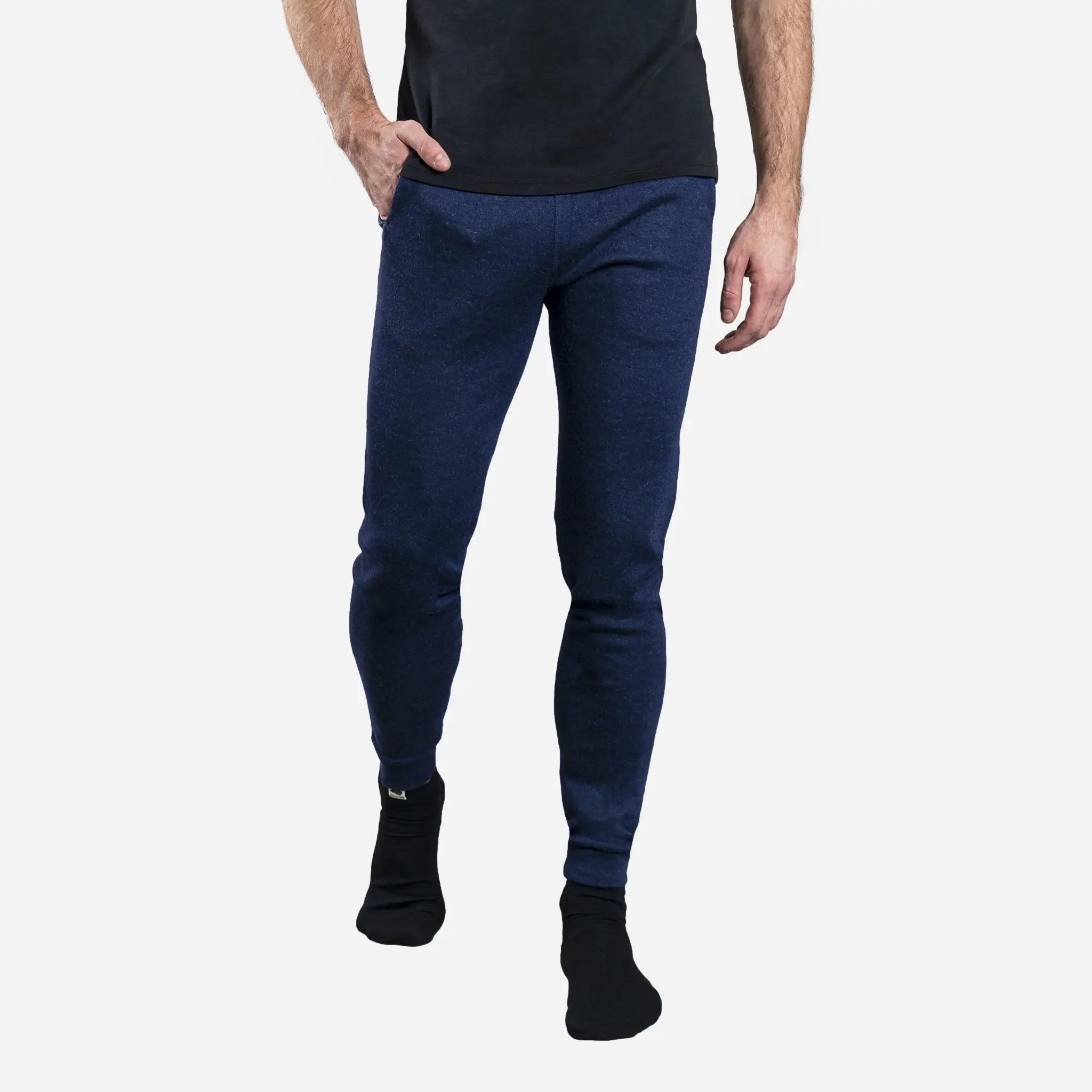 Premium Men's Alpaca Wool Sweatpants - 420 Midweight Fleece Joggers for Winter Comfort & Lounge Wear - Perfect for Home, Travel & Outdoor Activities