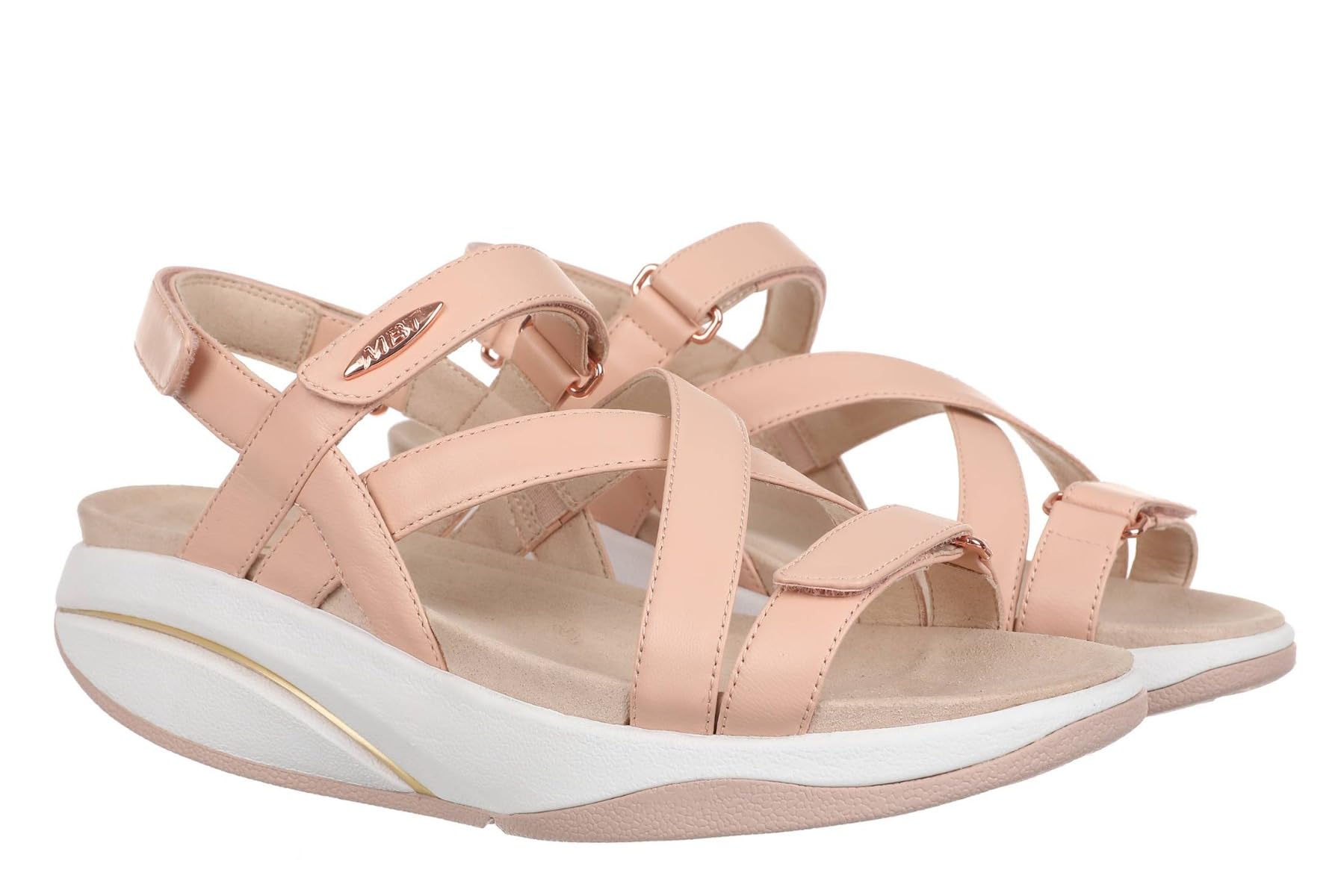 MBT Kiburi Women's Casual Shoes Size 5.5 Pink - Comfortable Walking Shoes for Work, Travel & Everyday Wear