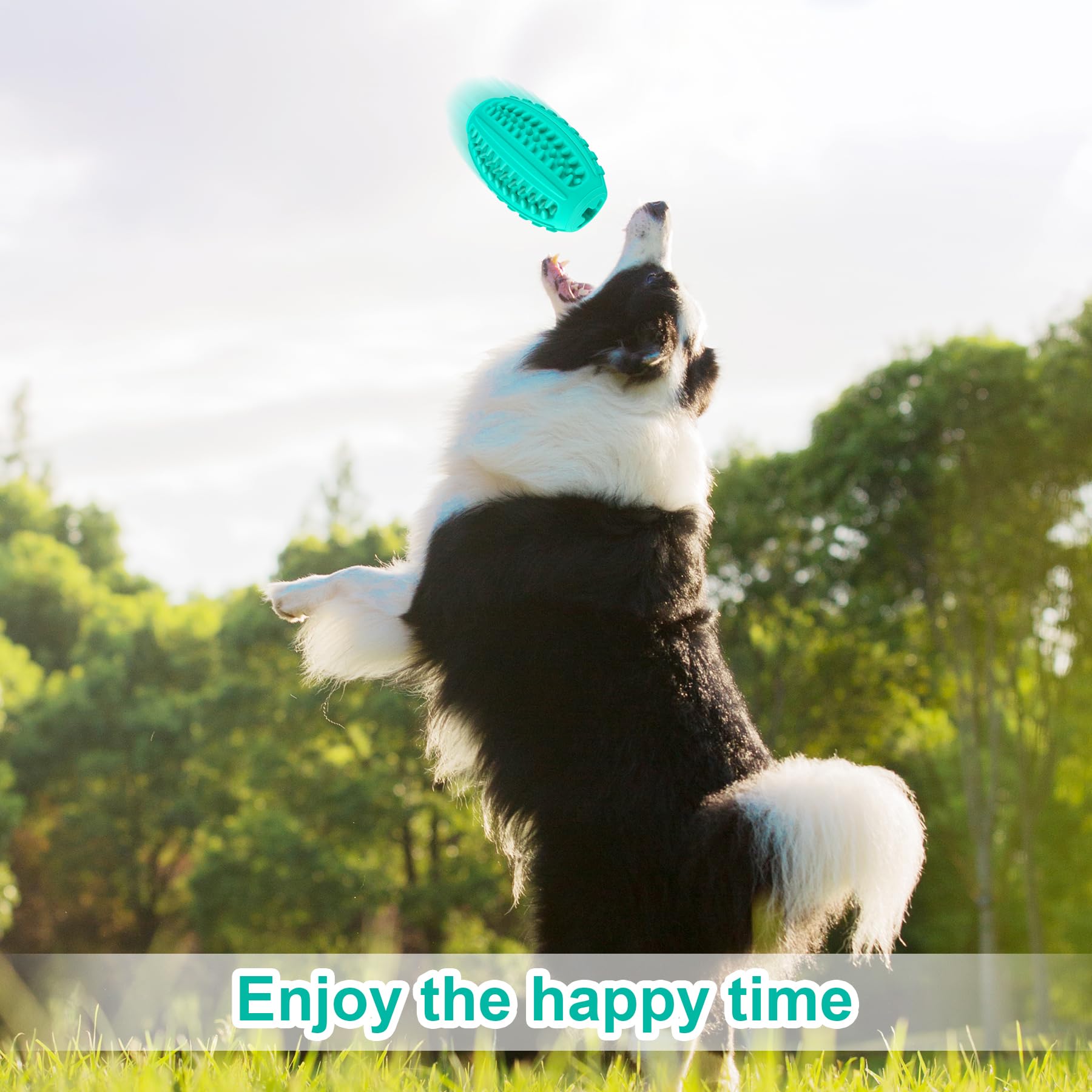 Durable Squeaky Dog Balls for Aggressive Chewers - Indestructible Chew Toy for Large Breed Dogs with Treat Dispenser - Interactive Super Chewer Ball for German Shepherds, Pitbulls & Labs - Perfect for Backyard Play, Training Rewards & Anxiety Relief