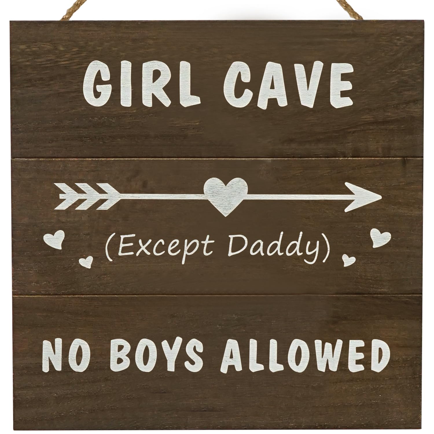 Rustic Woodland Nursery Decor - HAMUIERS Girl Cave Sign for Toddler Room & Kids Bedroom Wall Hanging | Perfect Baby Shower Gift & Nursery Decoration for Girls | Ideal for Themed Bedrooms, Gender Reveals & Nursery Room Decor