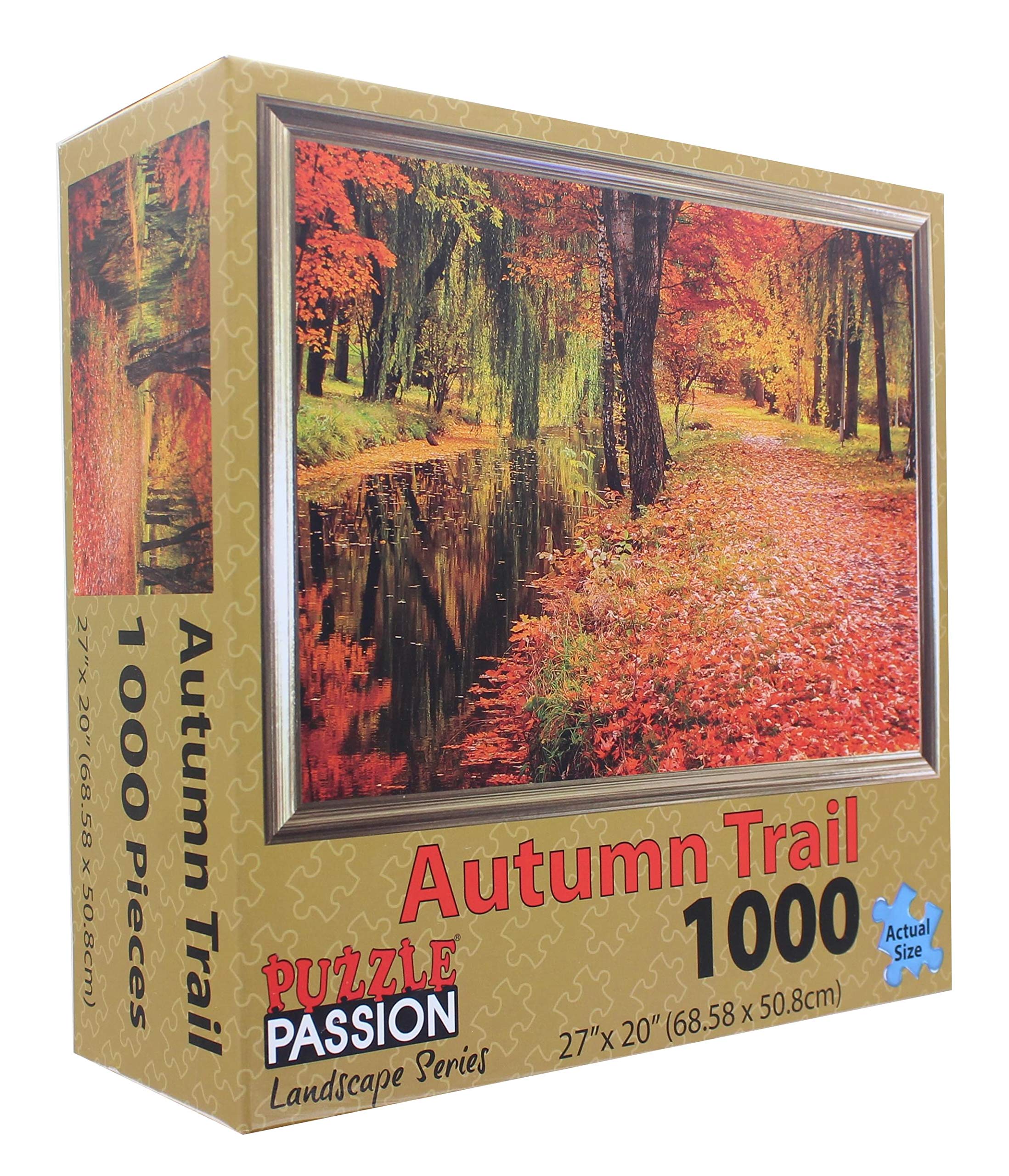 Puzzle Passion - Autumn Trail - 1000 Piece Jigsaw Puzzle for Adults | Premium Quality Challenging Puzzle | Perfect for Family Game Night & Stress Relief