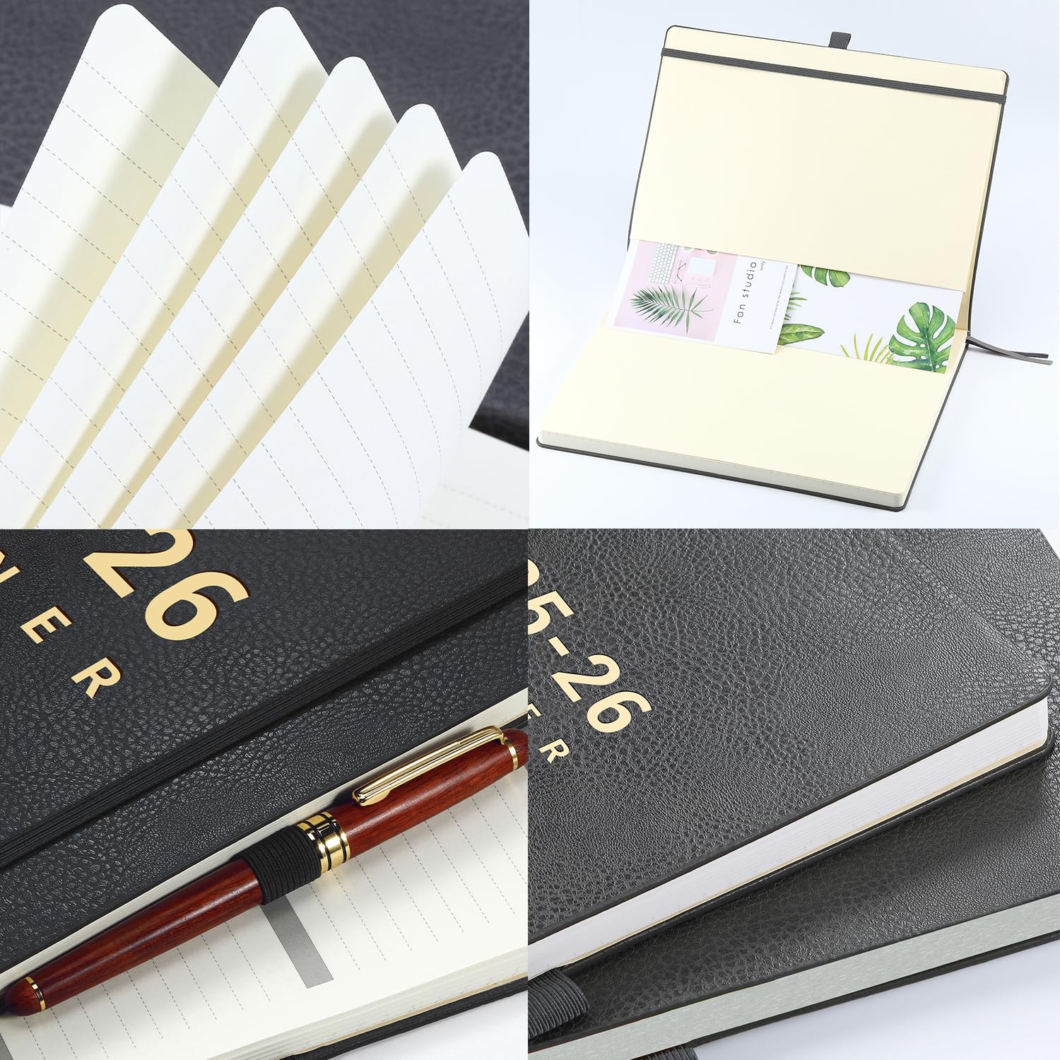 2025-2026 Academic Planner - July 2025 to June 2026, Daily Weekly Monthly Organizer with Pen Holder, Calendar Stickers & Pocket, 8.5