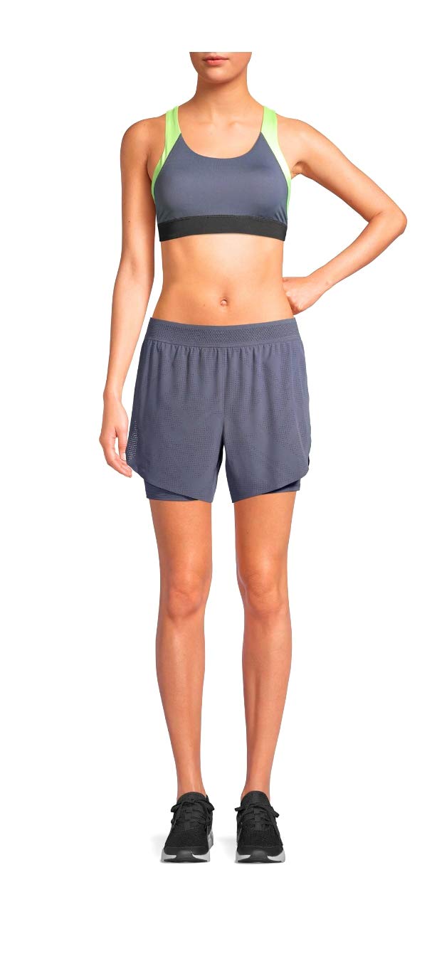 Avia Women's Running Shorts - High Waist Athletic Shorts for Women, Breathable Workout Shorts with Pockets - Perfect for Running, Gym, Yoga & Outdoor Activities