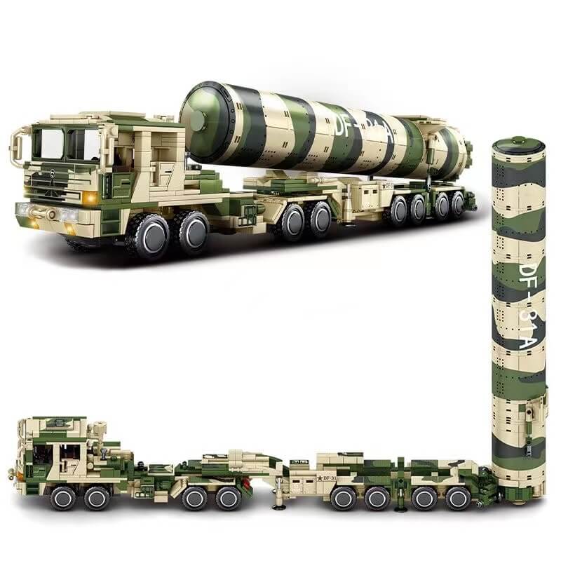 Sembo 105786 DF-31A Intercontinental Ballistic Missile Model - Collectible Military Toy for Display & Gift - Perfect for History Buffs, Military Enthusiasts & Model Collectors