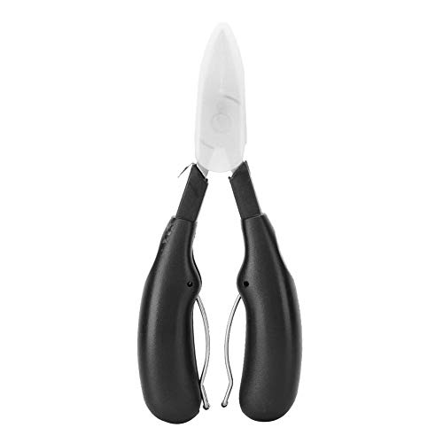 Premium Stainless Steel Nail Cuticle Nipper & Ingrown Toenail Clippers - Professional Manicure Pedicure Tool for Precise Fingernail & Toenail Trimming (Black) - Ideal for Home Grooming, Salon Use & Travel Essentials