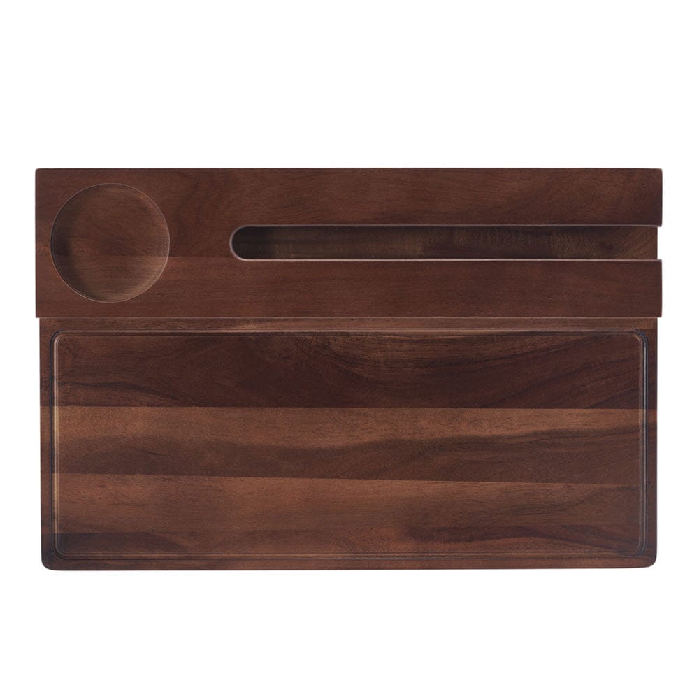 Premium Wooden Serving Tray for Wine & Charcuterie - Elegant Cheese Board with Handle for Entertaining, Dinner Parties & Gifts