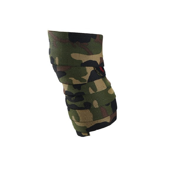 Harbinger Red Line Knee Wraps - Camouflage Design for Weightlifting, Powerlifting & CrossFit Training - Support & Stability for Heavy Lifting Workouts