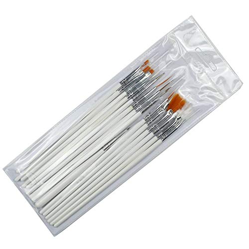 15PCS White