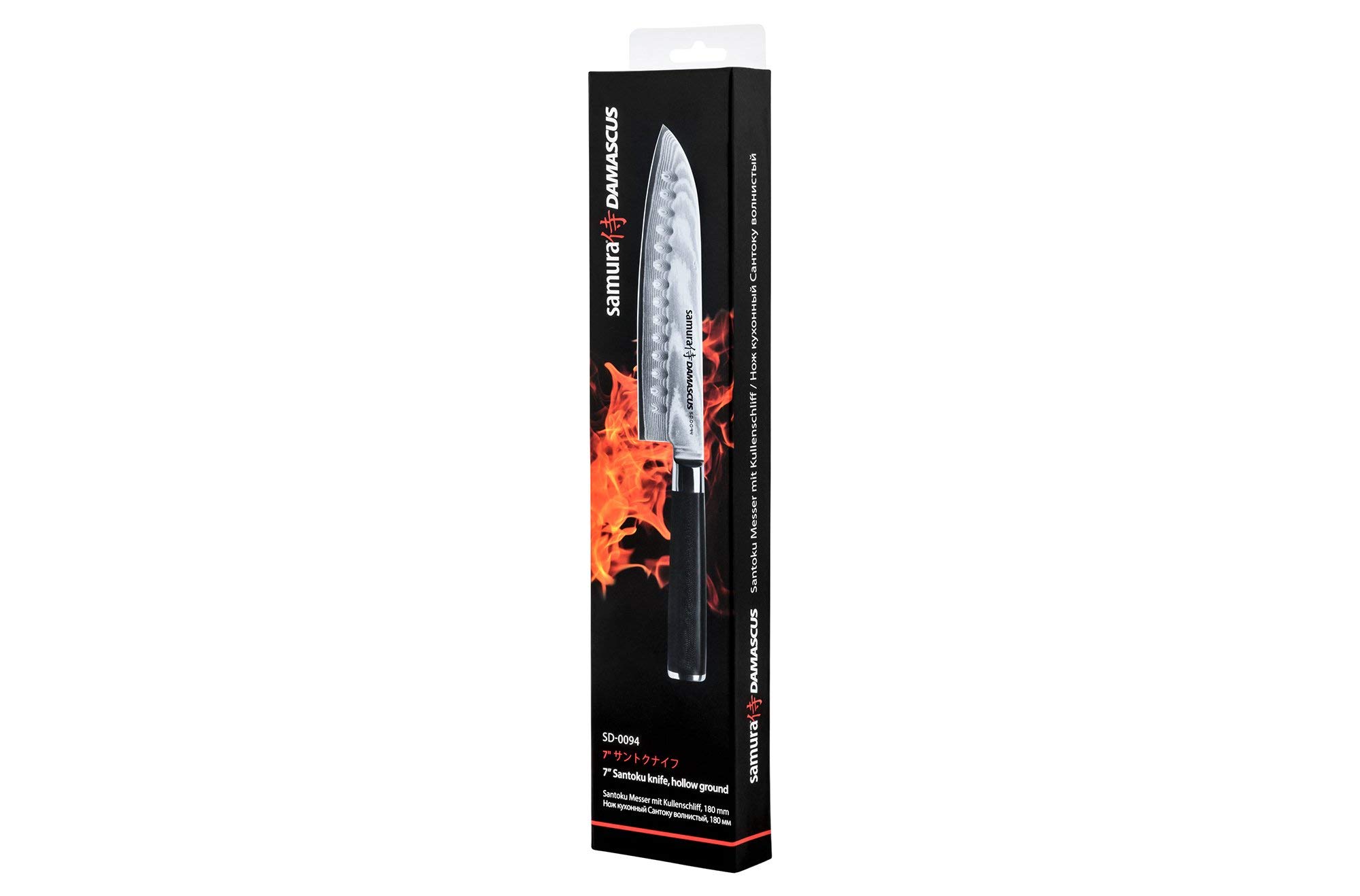 Premium SAMURA DAMASCUS Santoku Knife 7.0