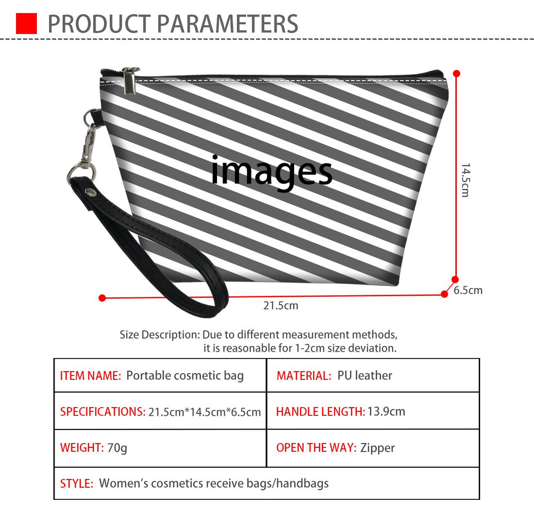MODEGA Women's Large Travel Makeup Bag - Portable Cosmetic Pouch with Handle for Nurses Gift & Daily Use