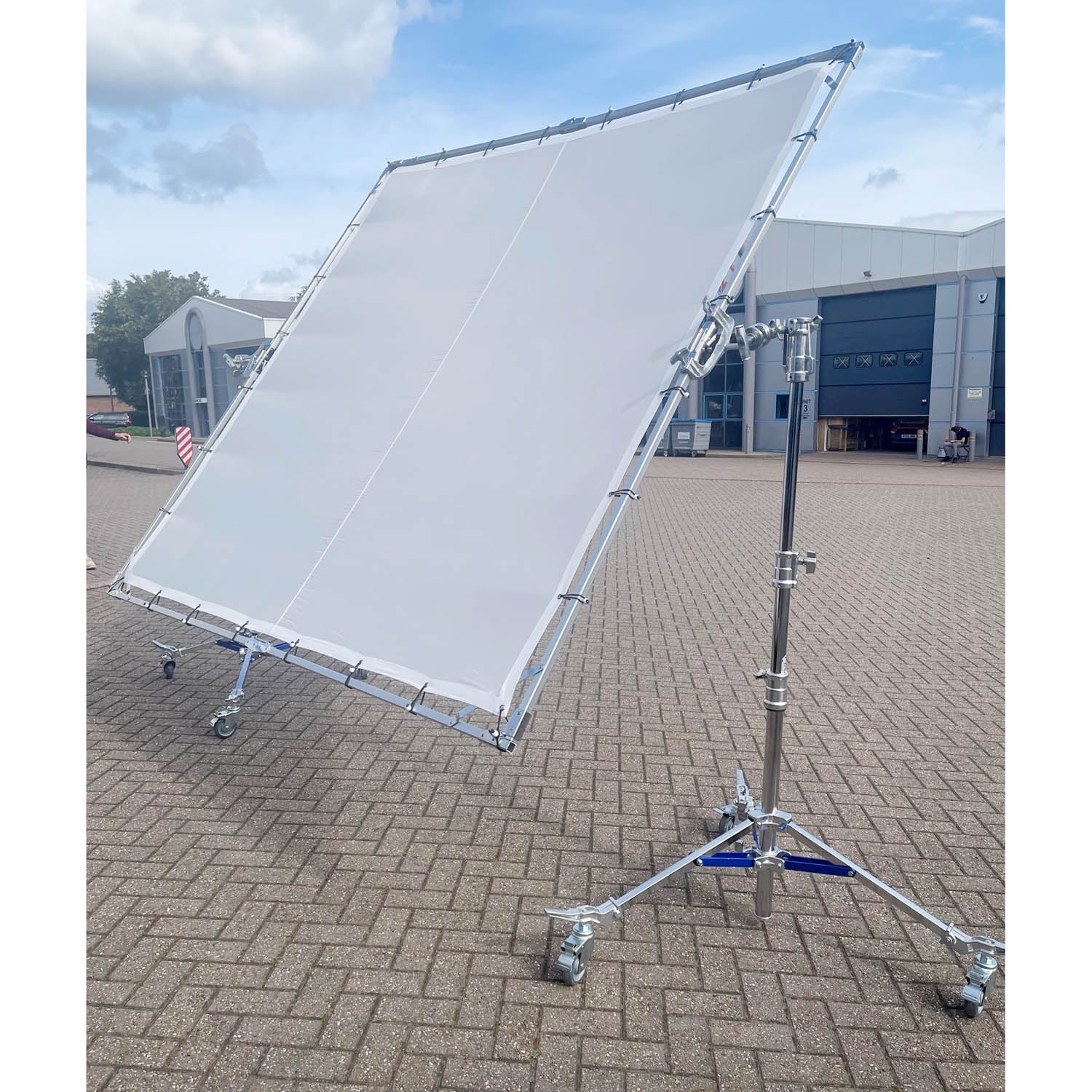 8'x8' (240x240cm) Heavy Duty Butterfly Frame Diffuser - Professional Photography Backdrop for Studio, Portrait, and Product Shoots - Perfect for Indoor/Outdoor Photo Sessions