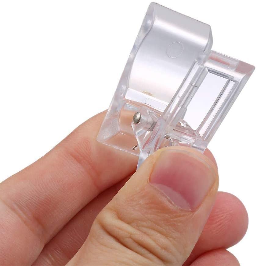 10PCS Polygel Nail Tips Clips for Quick Building & Finger Nail Extension - UV LED Builder Clamps for Manicure & Nail Art - Perfect for Salon Professionals & DIY Home Nail Care