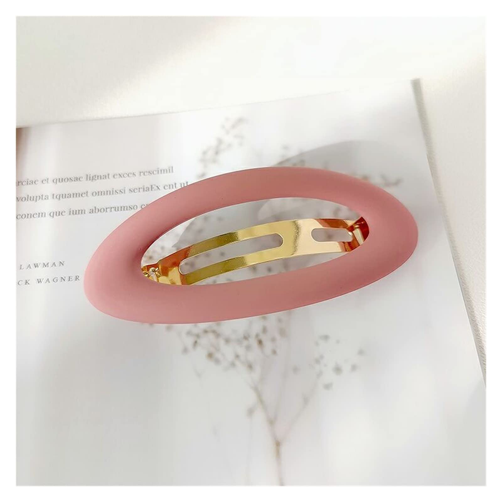 Matte Snap Hair Clips for Women & Girls - Non-Slip Ponytail Holder Barrette Hair Grips (3 Colors) - Perfect for School, Work, Gym & Everyday Hairstyles