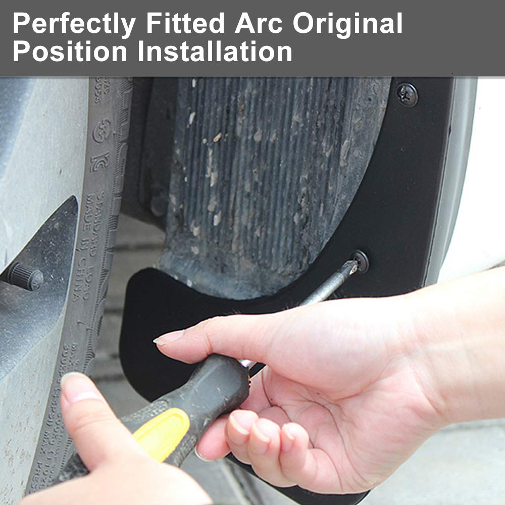 4 PCS Front & Rear Car Mud Flaps for Honda Accord 2016-2017 Facelift Model - Durable Fender Mud Guards Splash Protection Accessories - Perfect for All-Weather Driving & Off-Road Protection