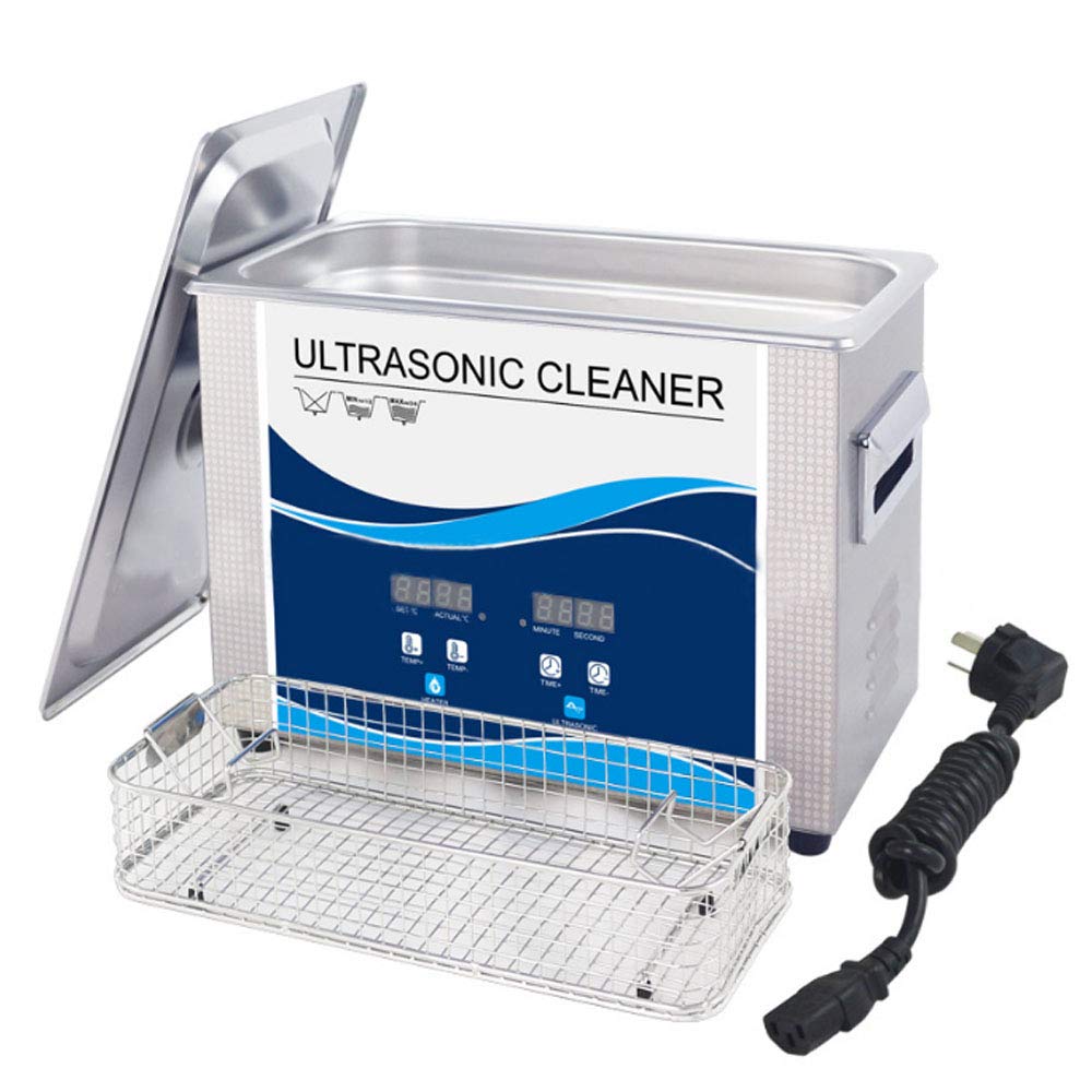 Large 30L 840W Professional Ultrasonic Cleaner - Industrial Stainless Steel Jewelry & Watch Cleaning Machine with Heater & Timer for Eyeglasses, Watches, Jewelry, Dental Tools, and Small Parts | Perfect for Home, Lab, and Commercial Use