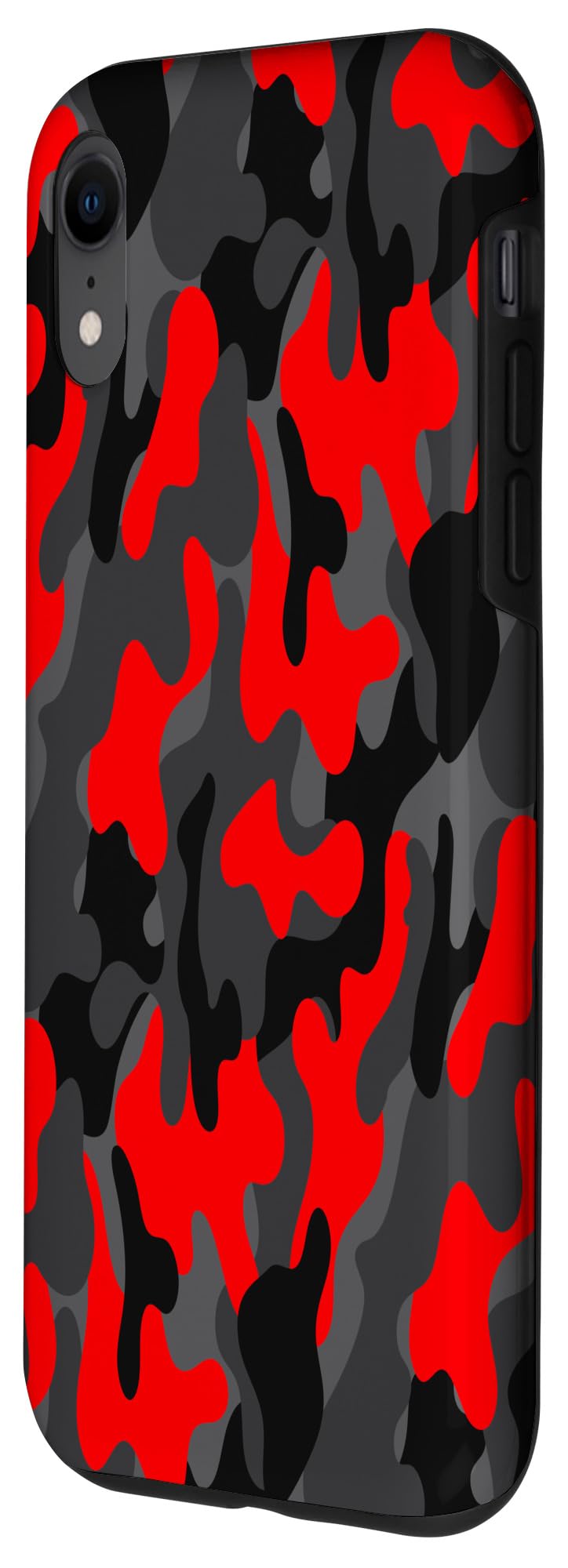 iPhone XR Red Camo Case - Shockproof Protective Cover for iPhone XR | Perfect for Outdoor, Travel & Daily Use