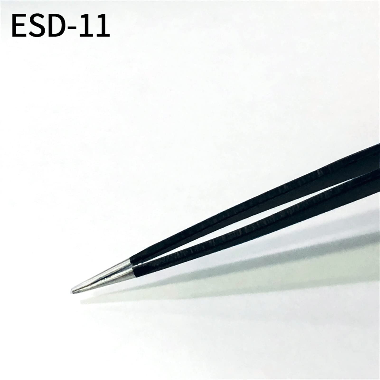 Stainless Steel Reverse Action Tweezers - Straight & Curved Precision Tweezers for Acrylic Nails, Eyelash Extensions & Beauty Maintenance (1PC) | Professional Hand Tools for Nail Shaping, Jewelry Making & Crafting