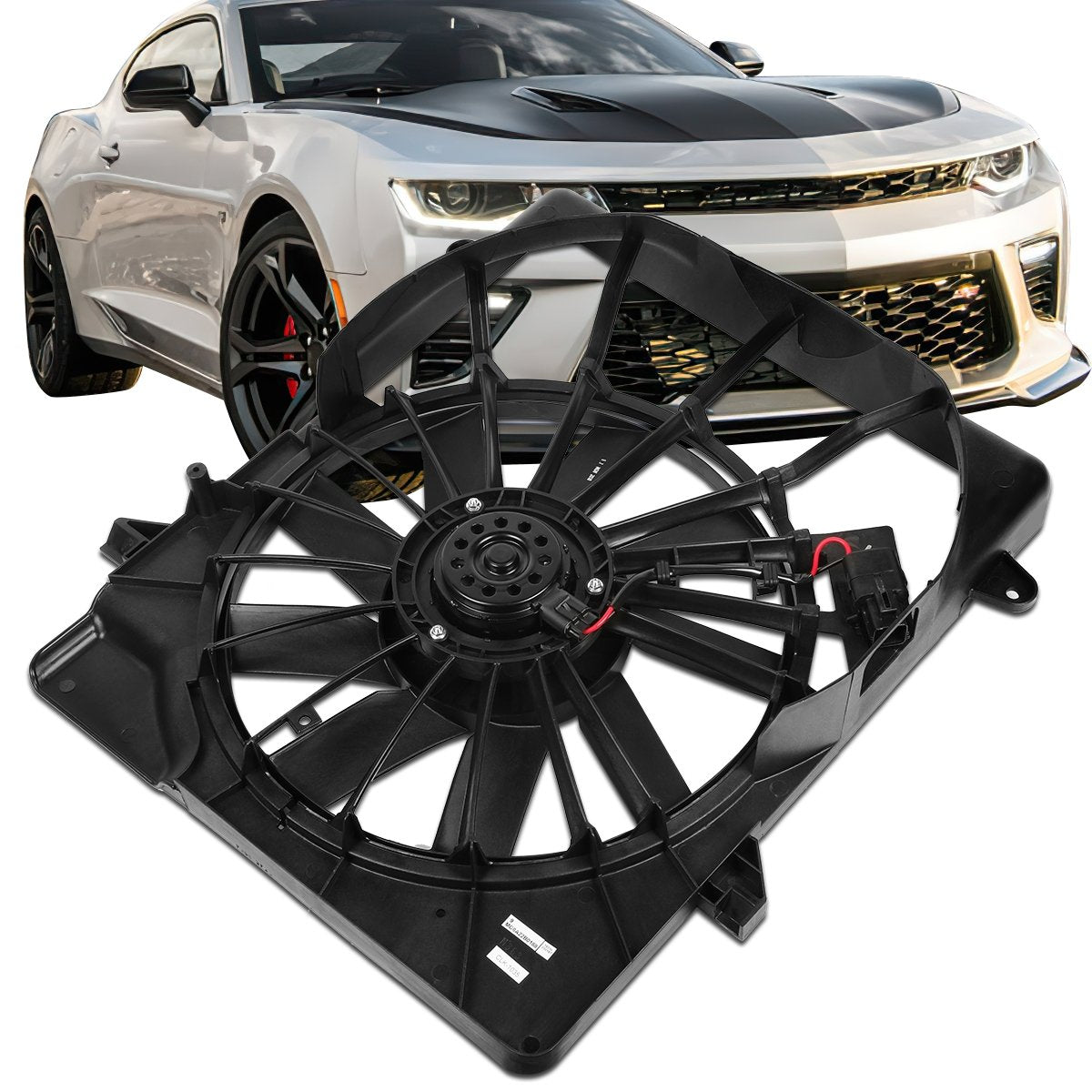 2007-2011 Dodge Nitro Radiator Cooling Fan Assembly Replacement Part CH3115153 - Perfect for Engine Overheating Prevention & Summer Driving