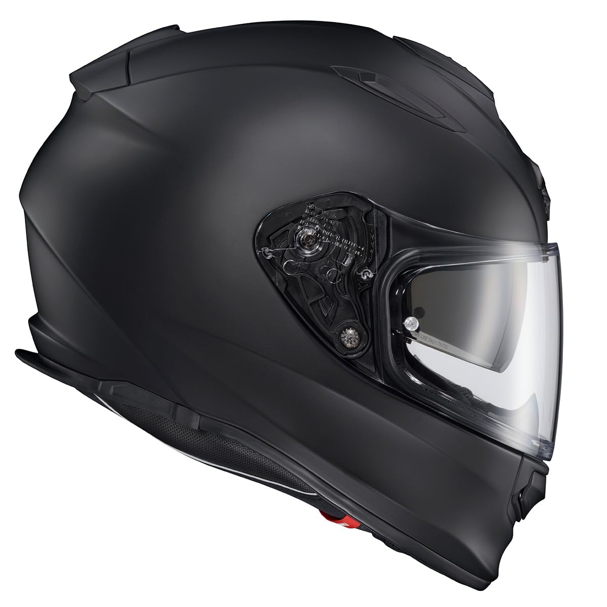 ScorpionEXO Ryzer Full Face Motorcycle Helmet - DOT & ECE Certified - Pinlock Ready Visor - Built-in Speaker Pockets - Matte Black (Medium) - Ideal for Street Riding, Commuting & Touring