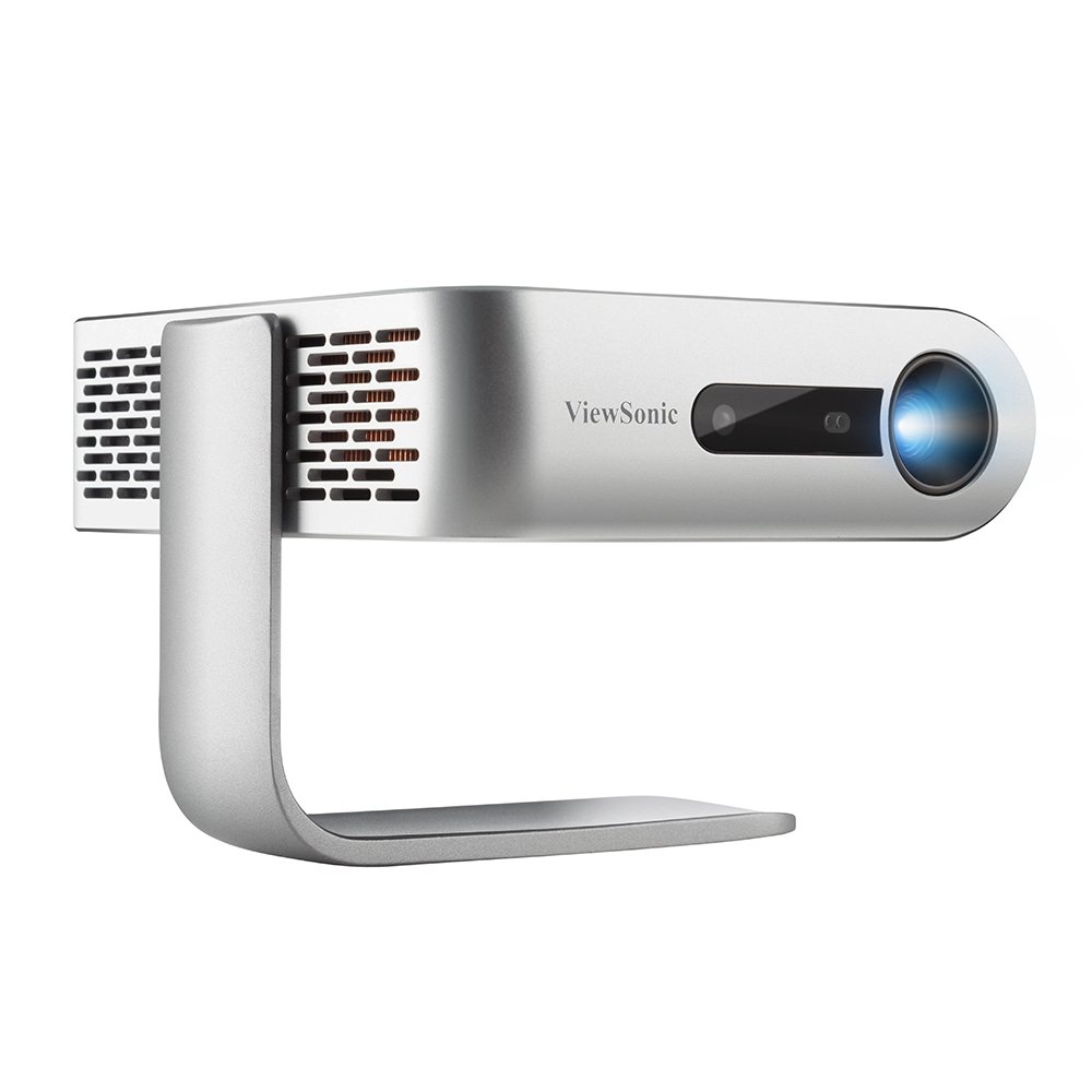 ViewSonic M1 Portable LED Projector with Auto Keystone | 1080P HD Projector | Dual Harman Kardon Speakers | HDMI & USB-C | Netflix Streaming Compatible | Perfect for Home Theater, Outdoor Movies & Business Presentations