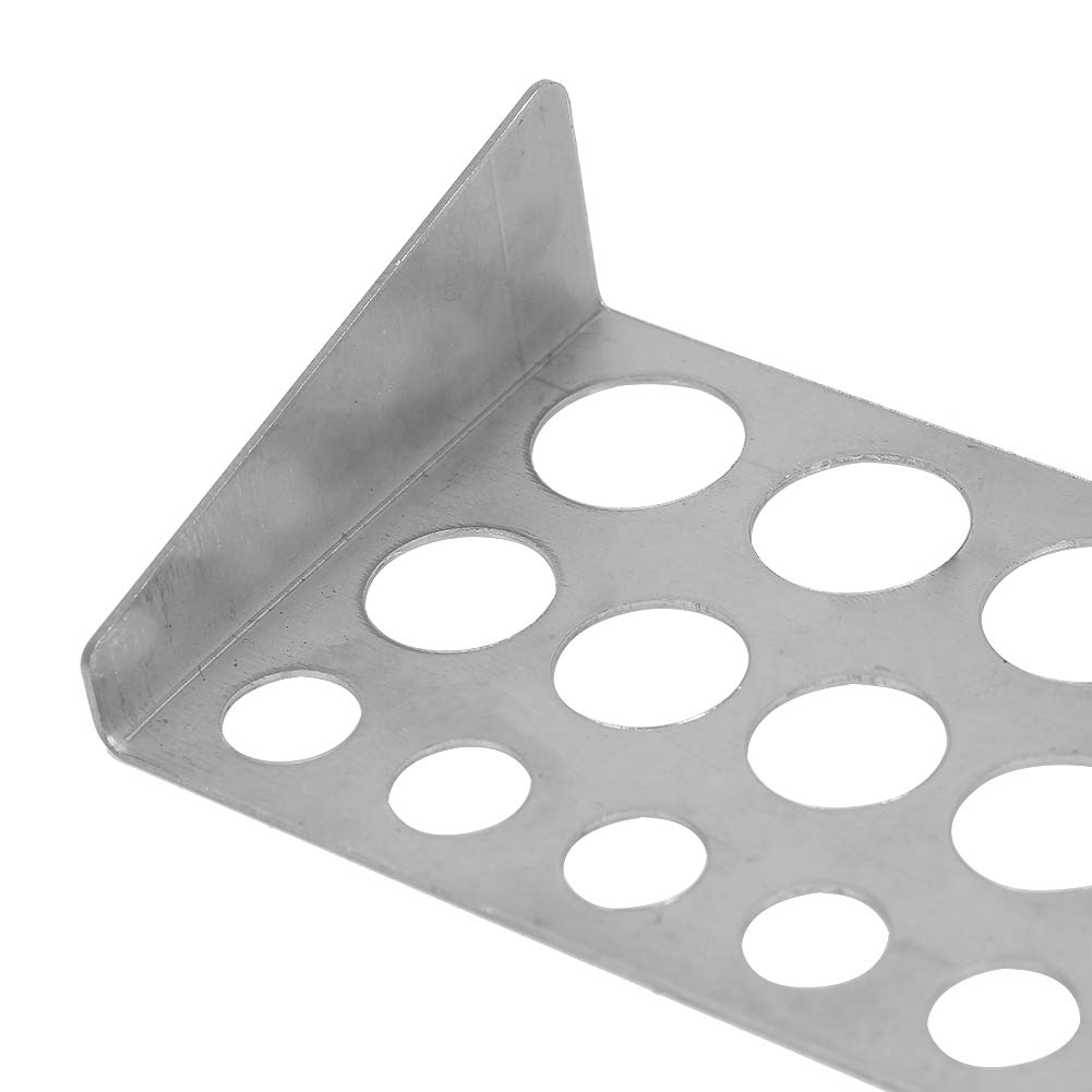 Stainless Steel Ink Cup Holder with 21 Troughs - Pigment Ink Storage Shelf Stand for Tattoo & Screen Printing Supplies | Perfect for Tattoo Artists & Print Shops