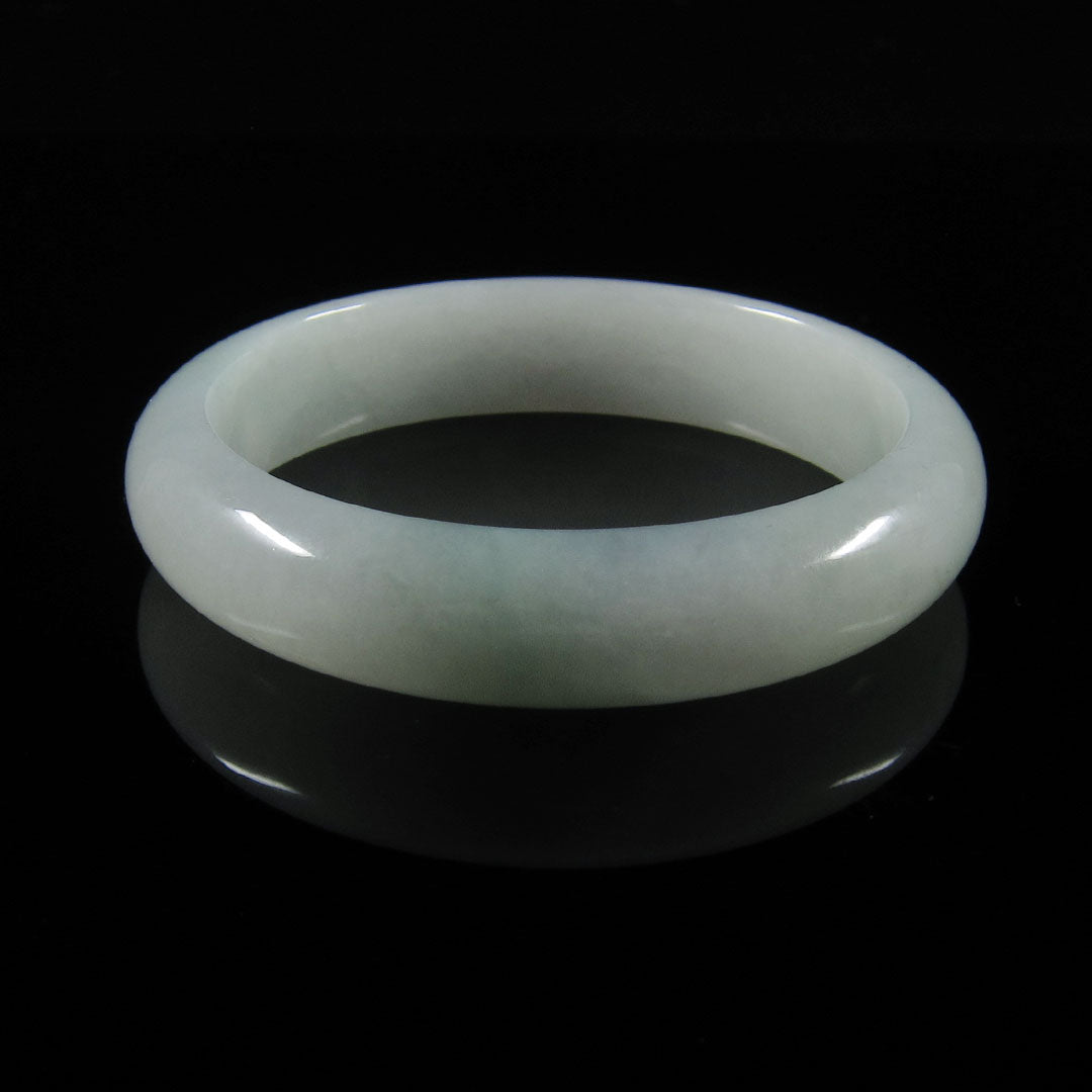 Authentic Jade Bangle Bracelet - Natural Green Jade Stone Handmade Jewelry for Women | Perfect for Meditation, Healing & Fashion Accessories