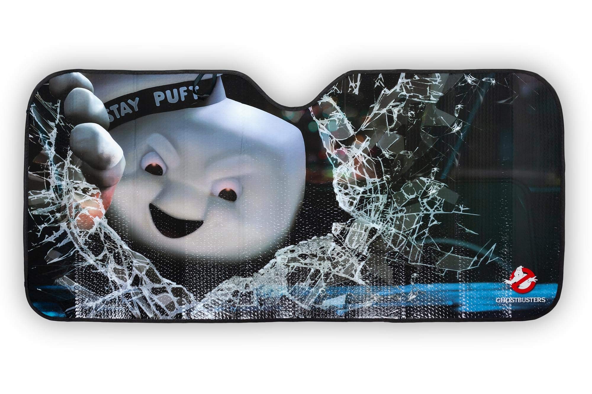 Official Ghostbusters Stay Puft Marshmallow Man Car Sunshade - 58